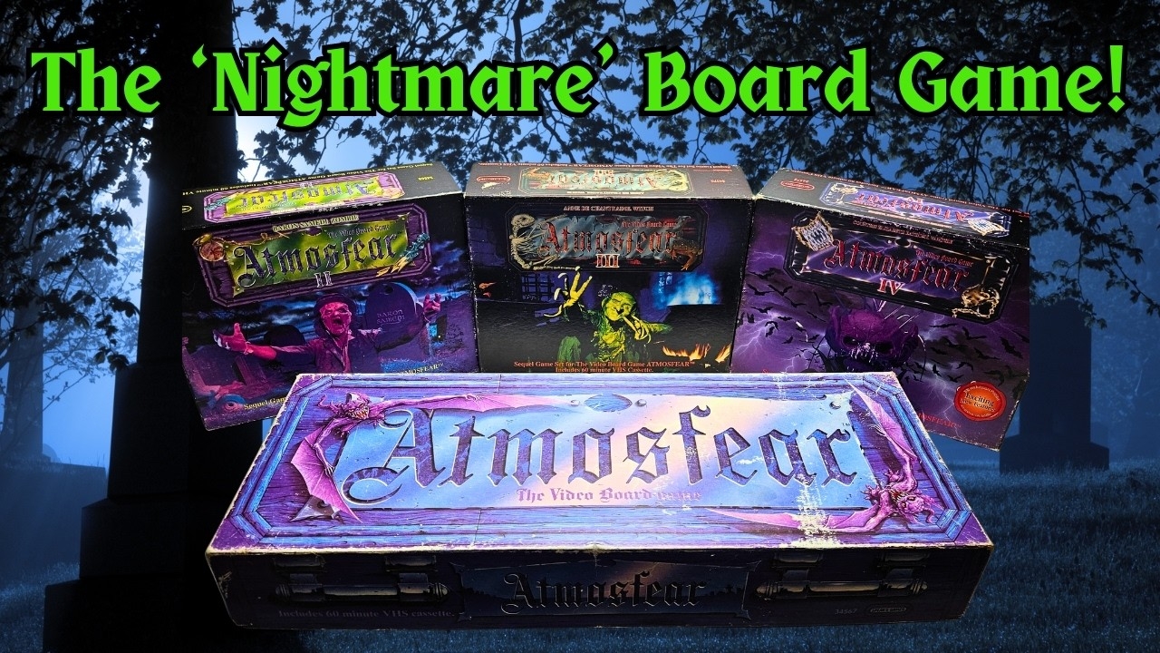 Atmosfear The Terrifying 90s Horror VHS Board Game Series Nightmare Ep 1 YouTube
