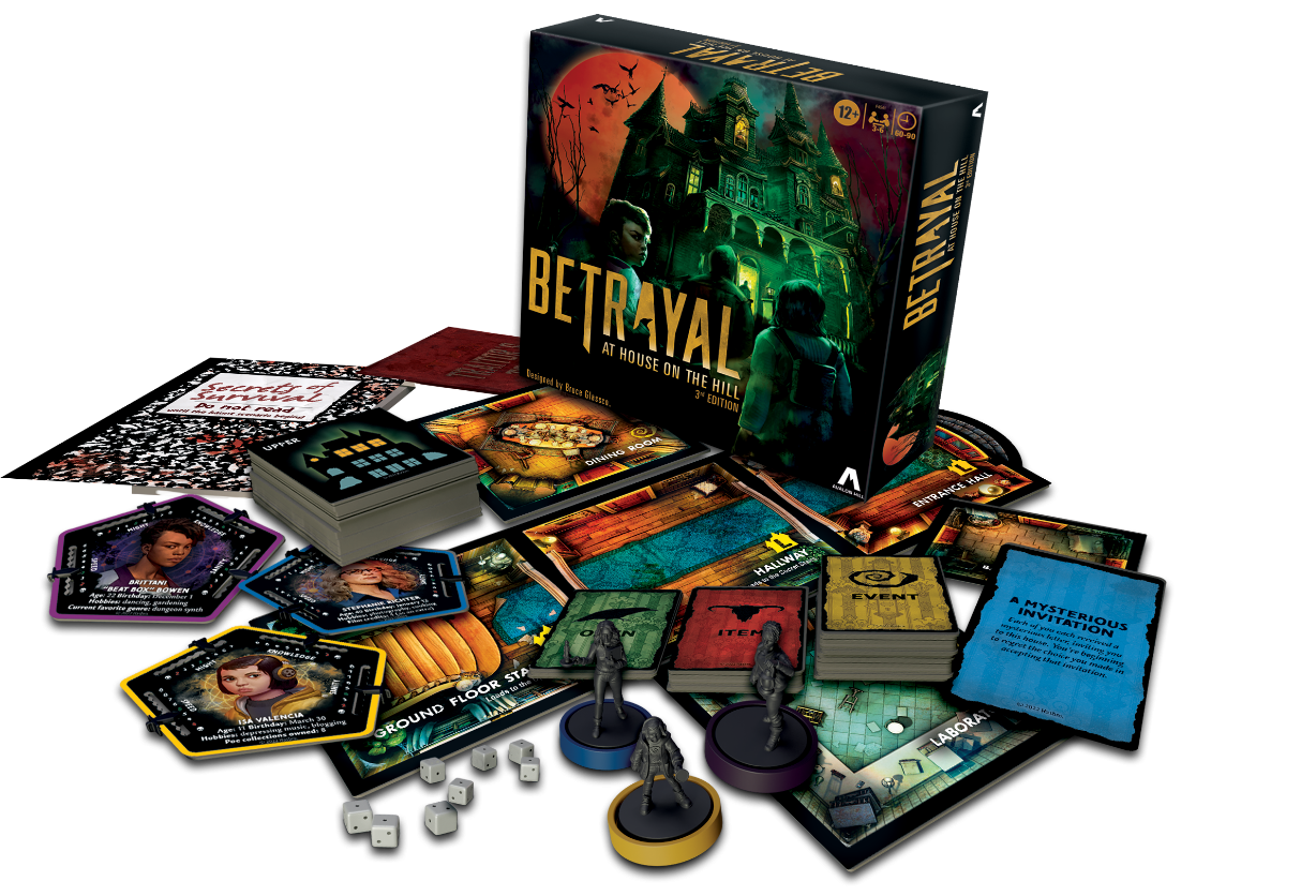 Avalon Hill Betrayal At House On The Hill Game Avalon Hill