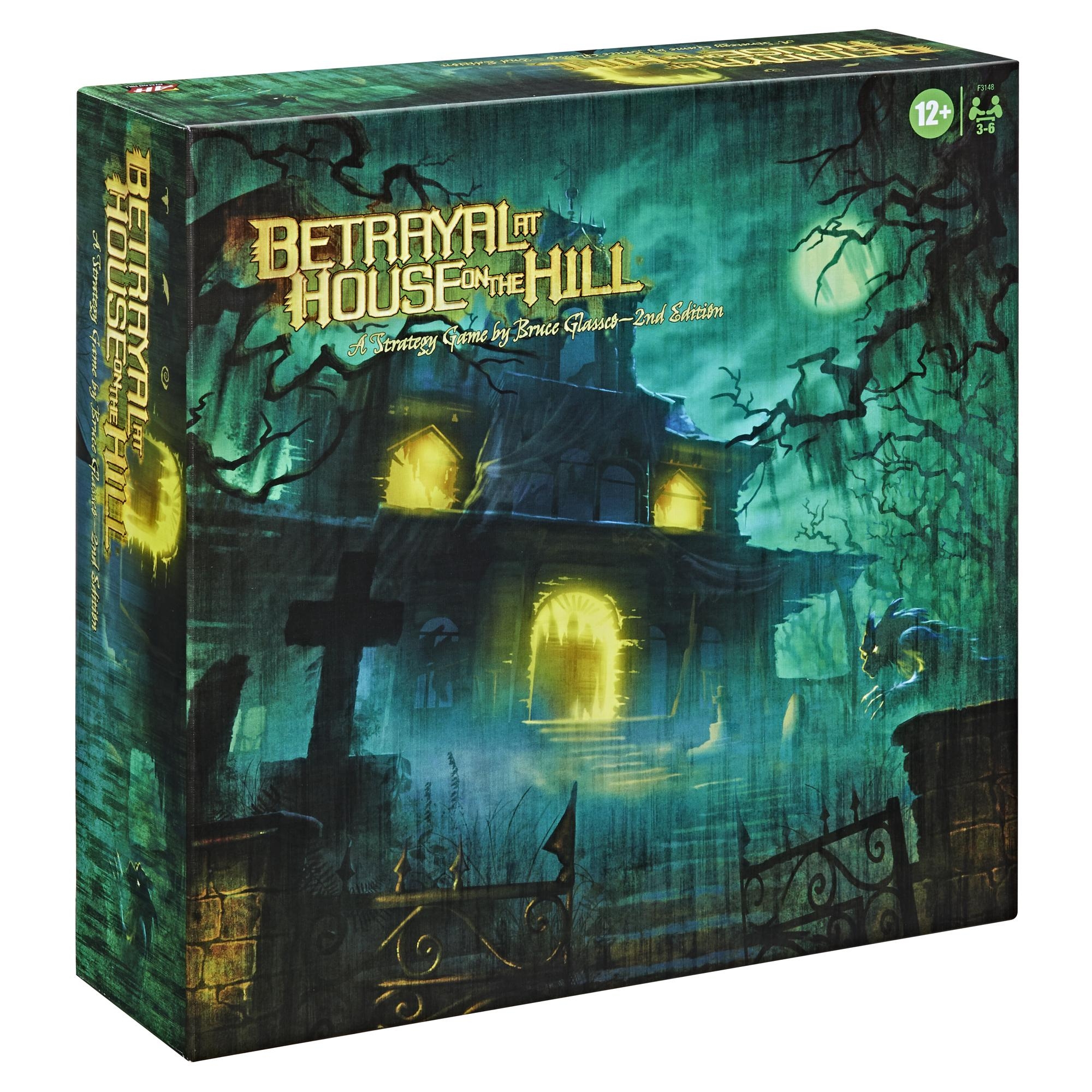 Avalon Hill Betrayal At House On The Hill Second Edition Cooperative Board Game Official Rules Instructions Hasbro