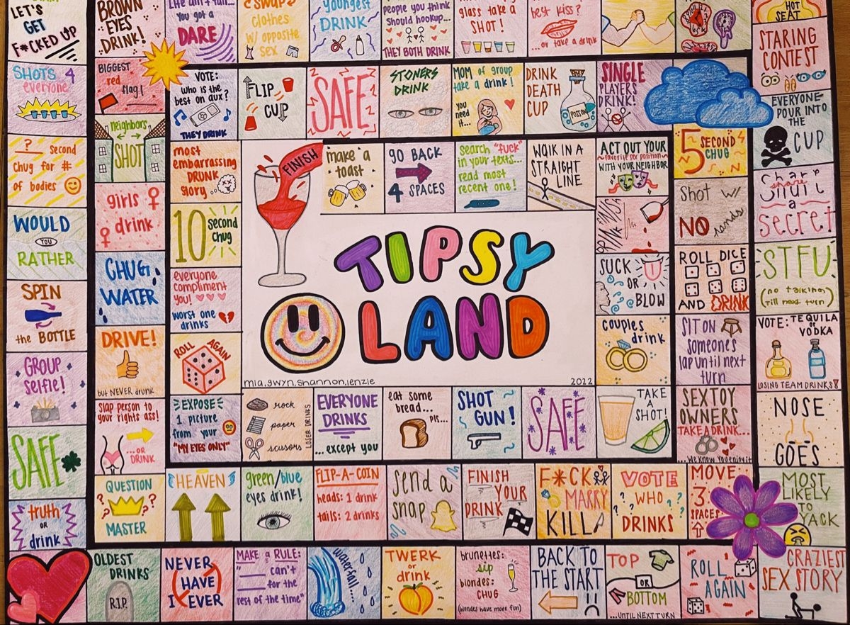 Bachelorette Games Tipsy Land Date Night Edition Your New Favorite Party Board Game Board Games For Adult