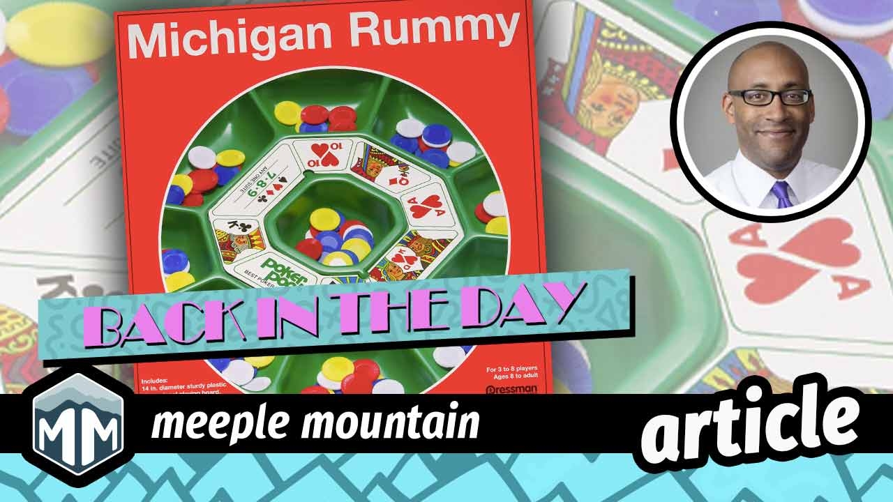 Back In The Day Michigan Rummy Meeple Mountain