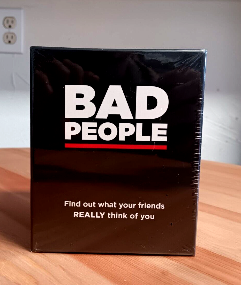 Bad People Adult Party Card Game Sealed Find Out What Your Friends Think Of You EBay