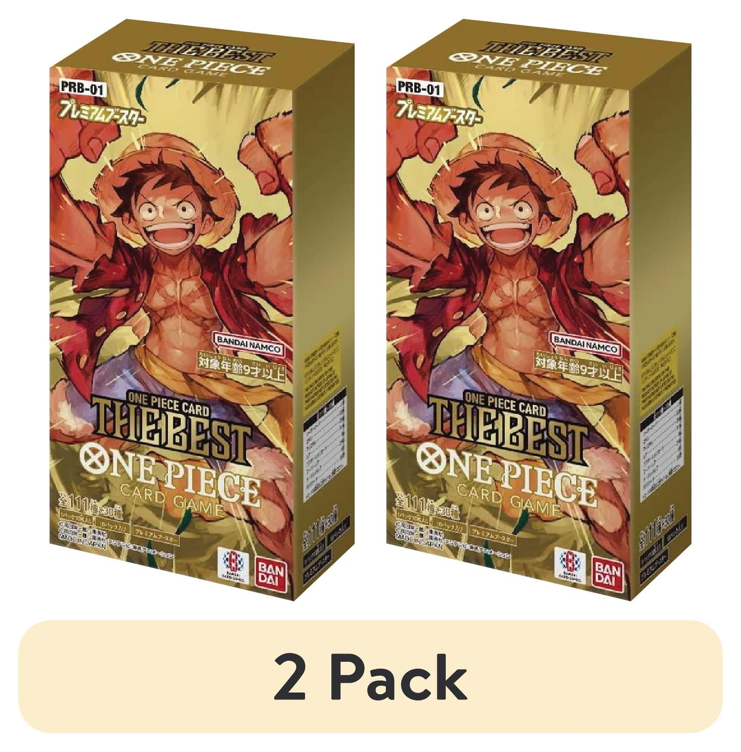Bandai One Piece Card Game Premium Booster Box PRB 01 THE BEST Walmart Business Supplies