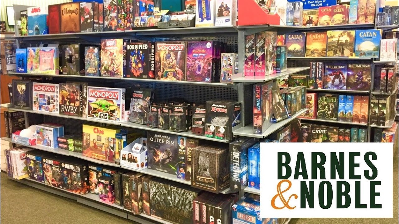 BARNES AND NOBLE GAME SECTION BOARD GAMES PUZZLES SHOP WITH ME SHOPPING STORE WALK THROUGH YouTube