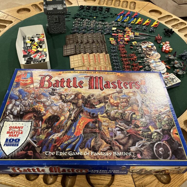 Battle Masters Board Game 1992 Milton Bradley Epic Game Of Fantasy Incomplete 32244042102 EBay