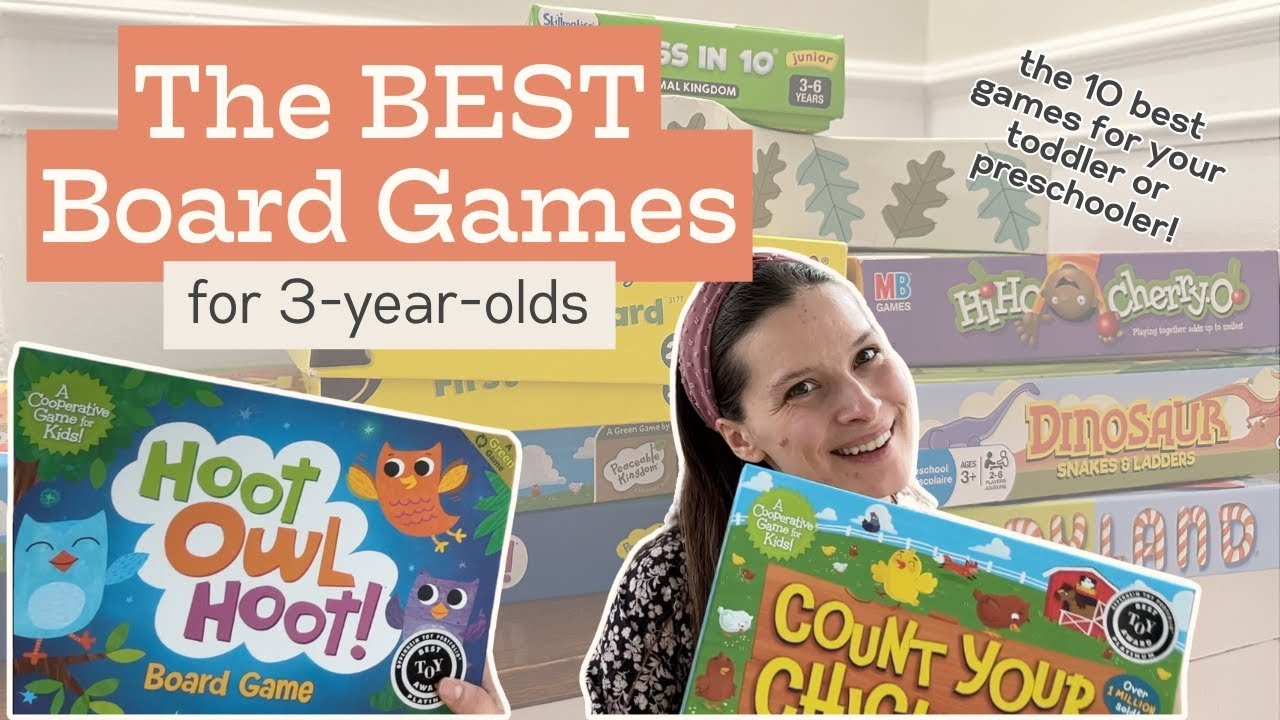 Best Board Games For 3 Year Olds Educational And Fun Games For Toddlers And Preschoolers YouTube