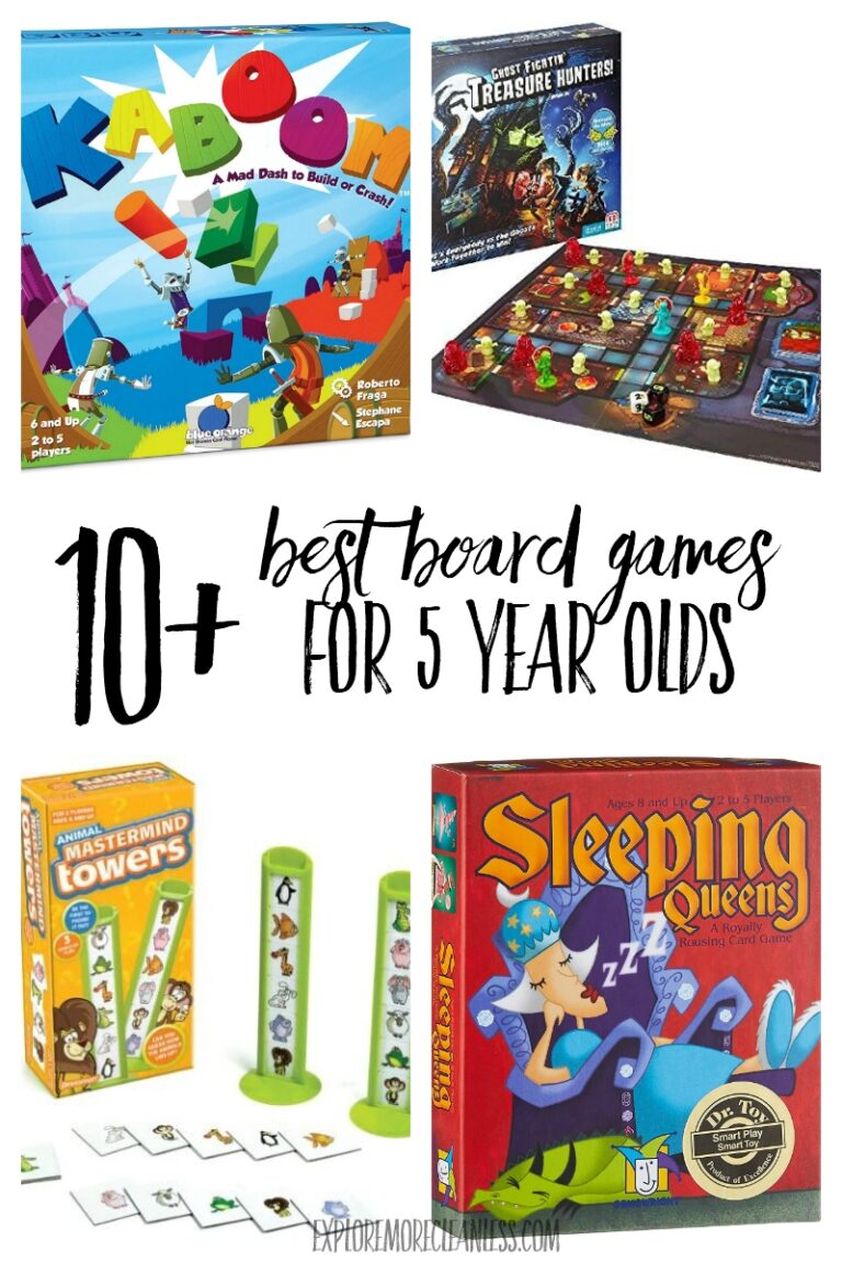 Best Board Games For 5 Year Olds Explore More Clean Less