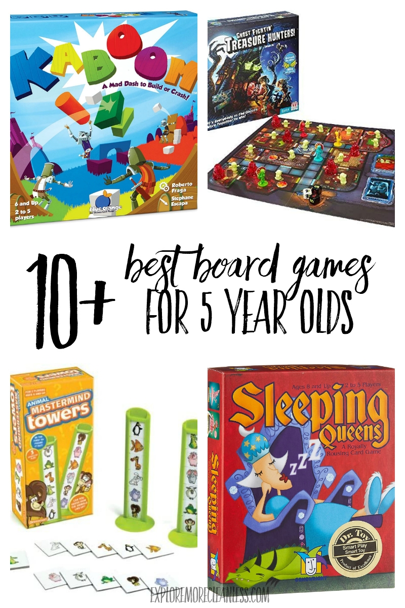 Best Board Games For 5 Year Olds Explore More Clean Less