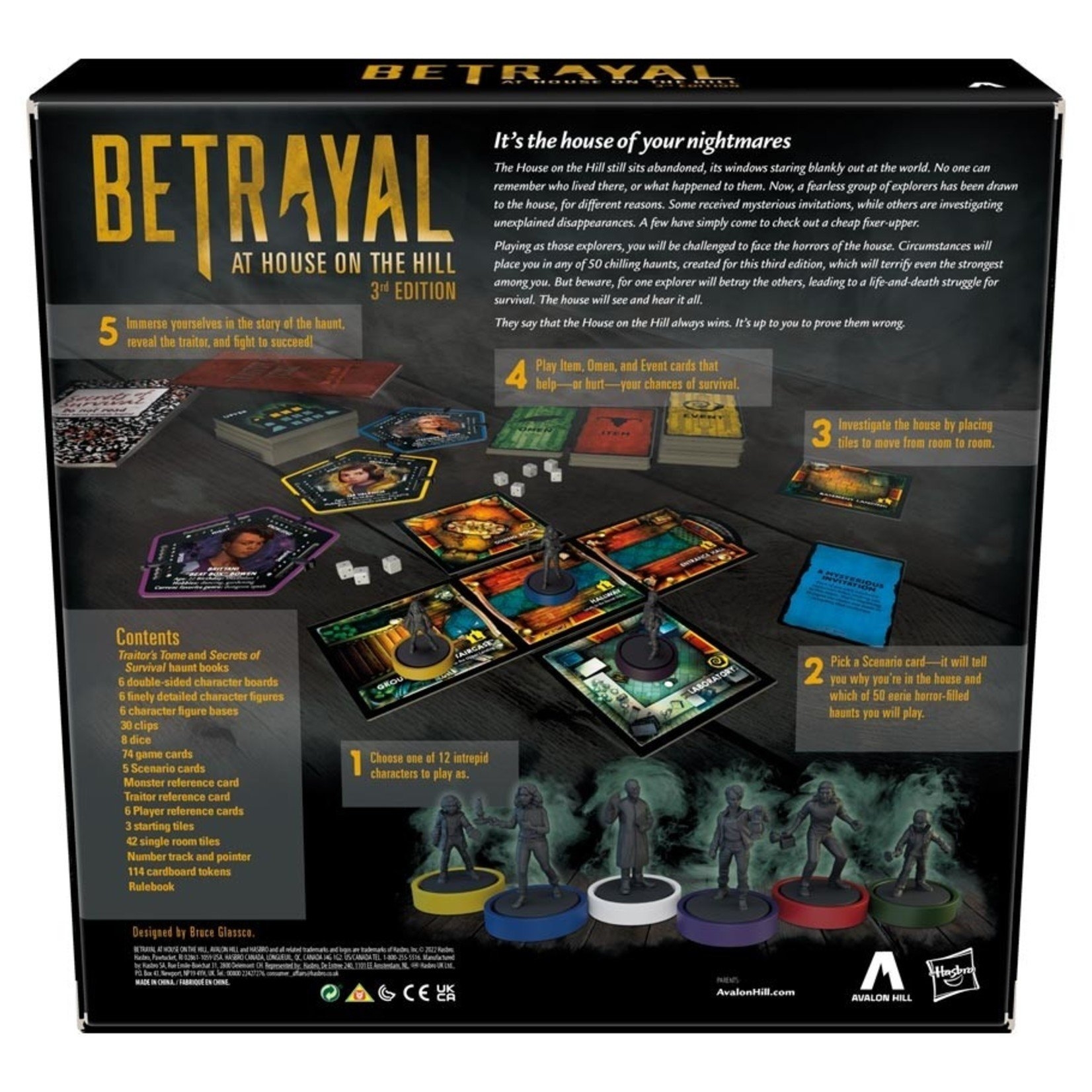 Betrayal At House On The Hill 3rd Edition Labyrinth Games Puzzles