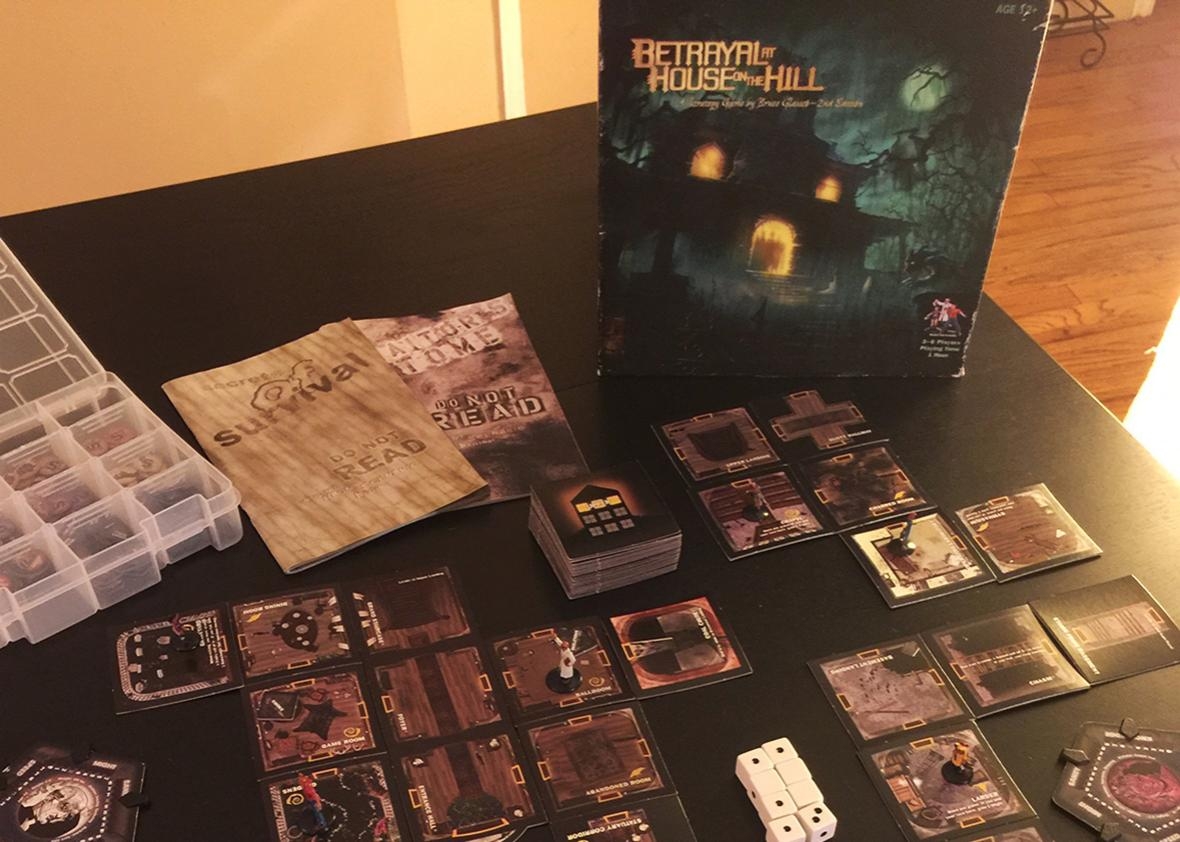 house on the hill board game