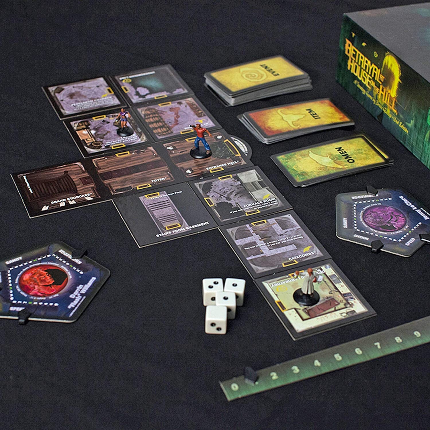 haunted house hill board game