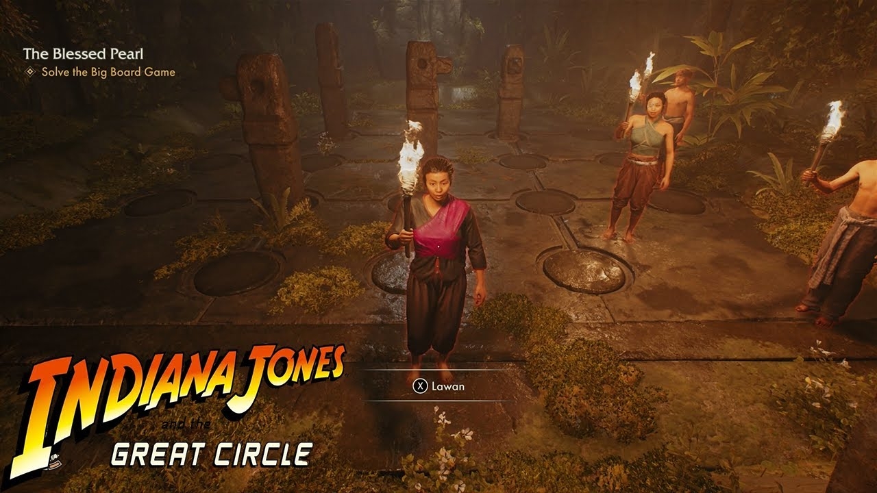 Big Board Game Puzzle Solution The Blessed Pearl Indiana Jones And The Great Circle YouTube