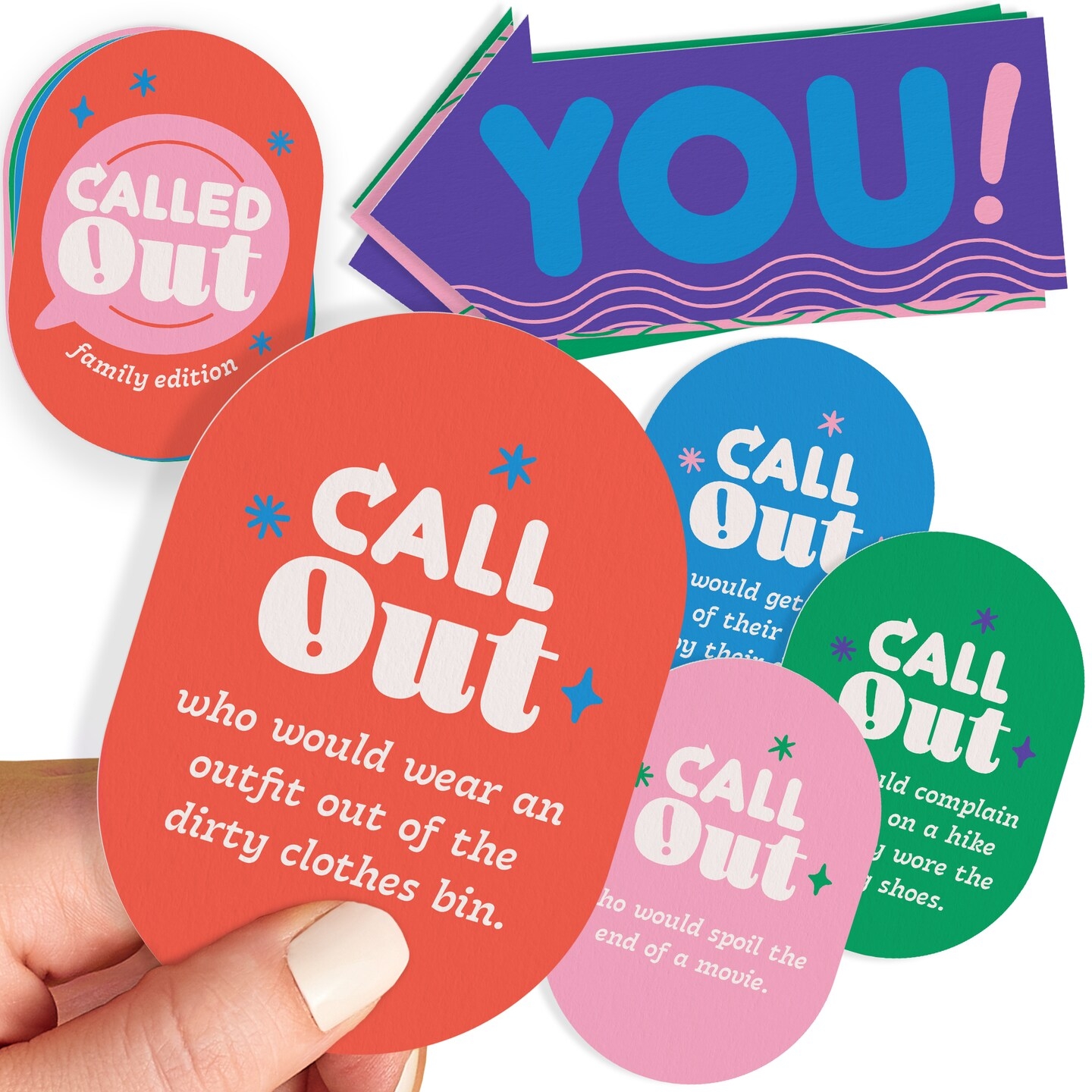 Big Dot Of Happiness Called Out Family Edition Card Game Family Game Night Card Games For Kids Fun Game Night Cards 32 Cards And 10 Arrows Michaels