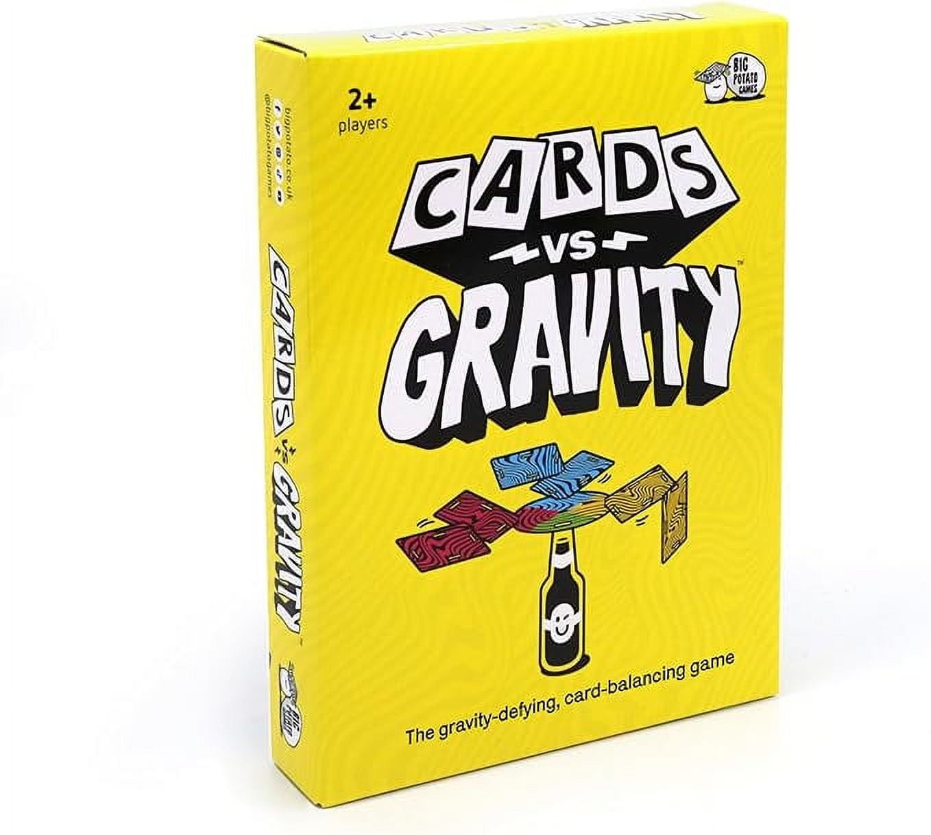Big Potato Games Cards Vs Gravity Game Ages 10 2 Players Portable Waterproof Walmart