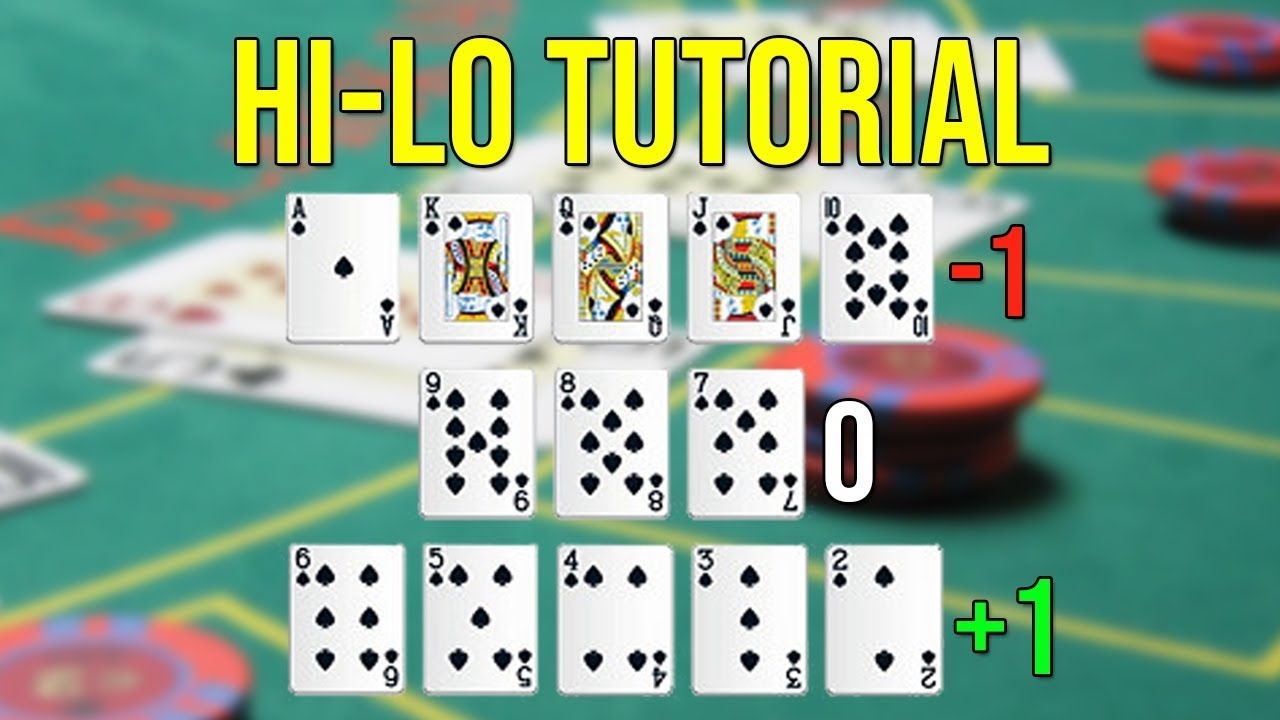 Blackjack Hi Lo Card Counting System Tutorial How To Win At The Casino YouTube