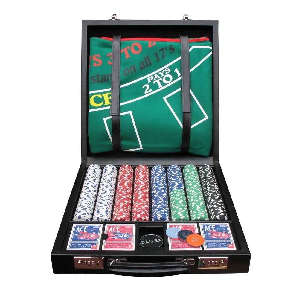 blackjack card game set