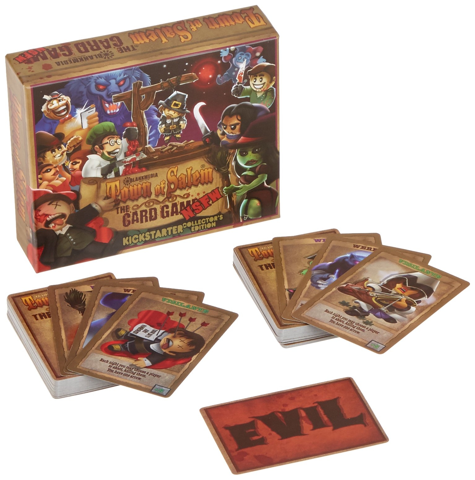 Blank Media Town Of Salem The Card Game NSFW Edition Strategy Game Amazon au Toys Games