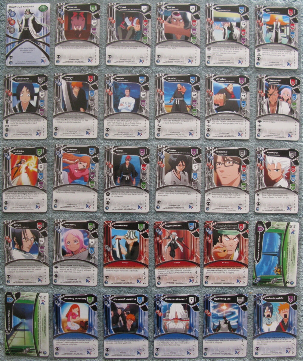 Bleach TCG Soul Society Rare Ultra Rare Cards EBay