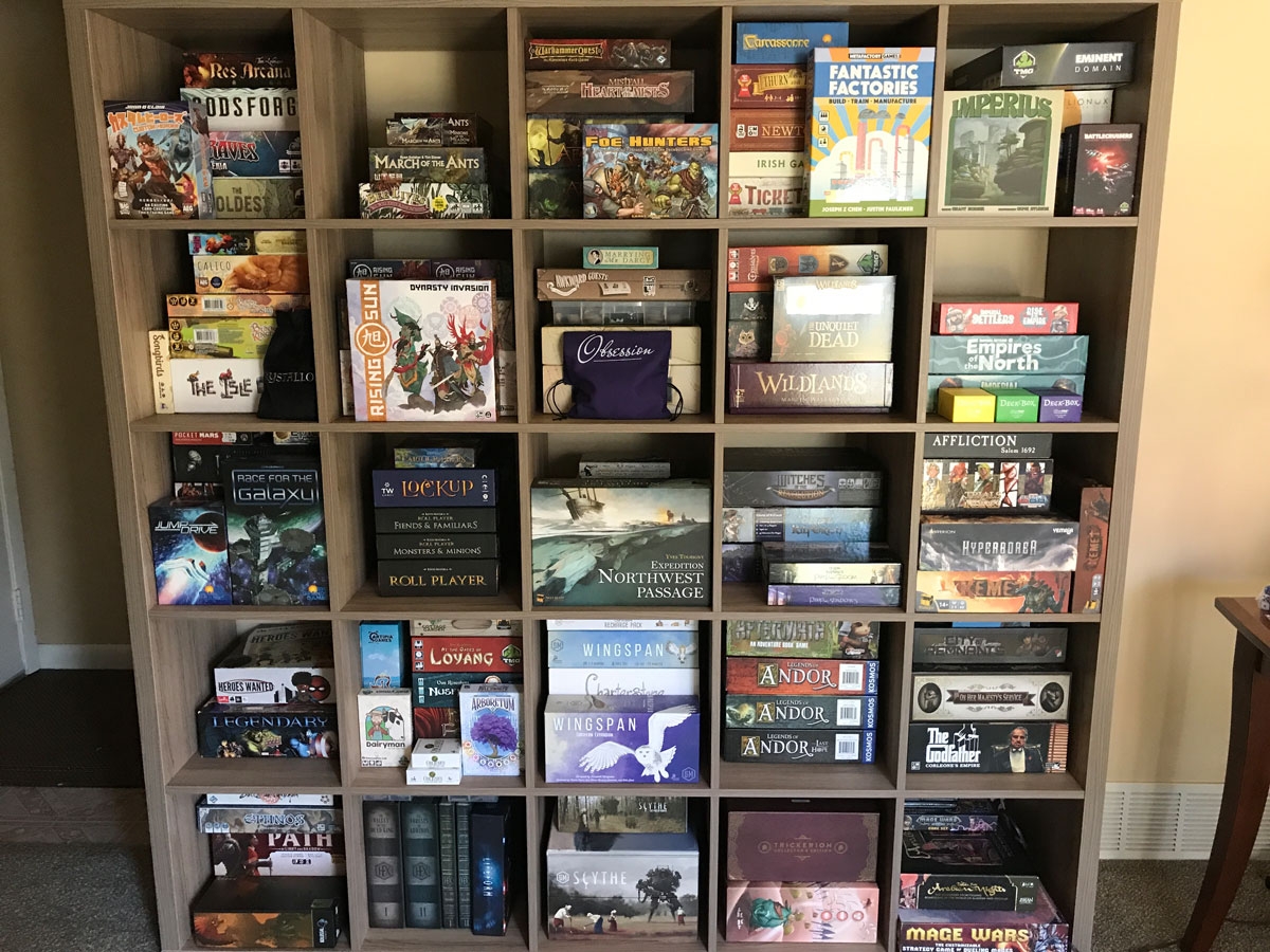 Board Game Organization With Kallax Shelves Gameward Bound