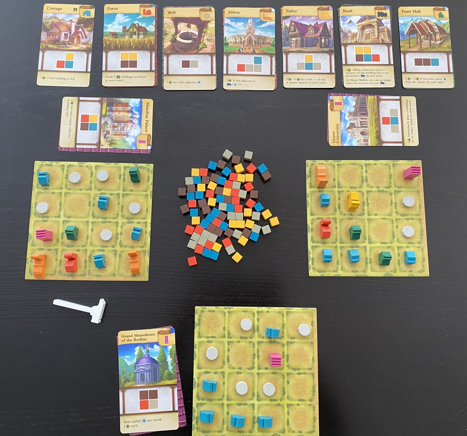 tiny town board game