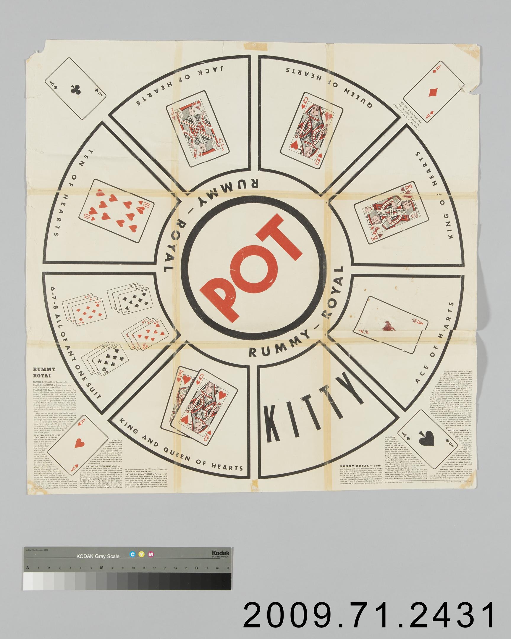 Board Game Rummy Royal Canadian Museum Of History