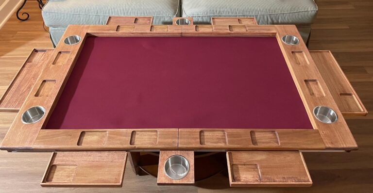 Board Game Table Topper With Added Shelves Etsy
