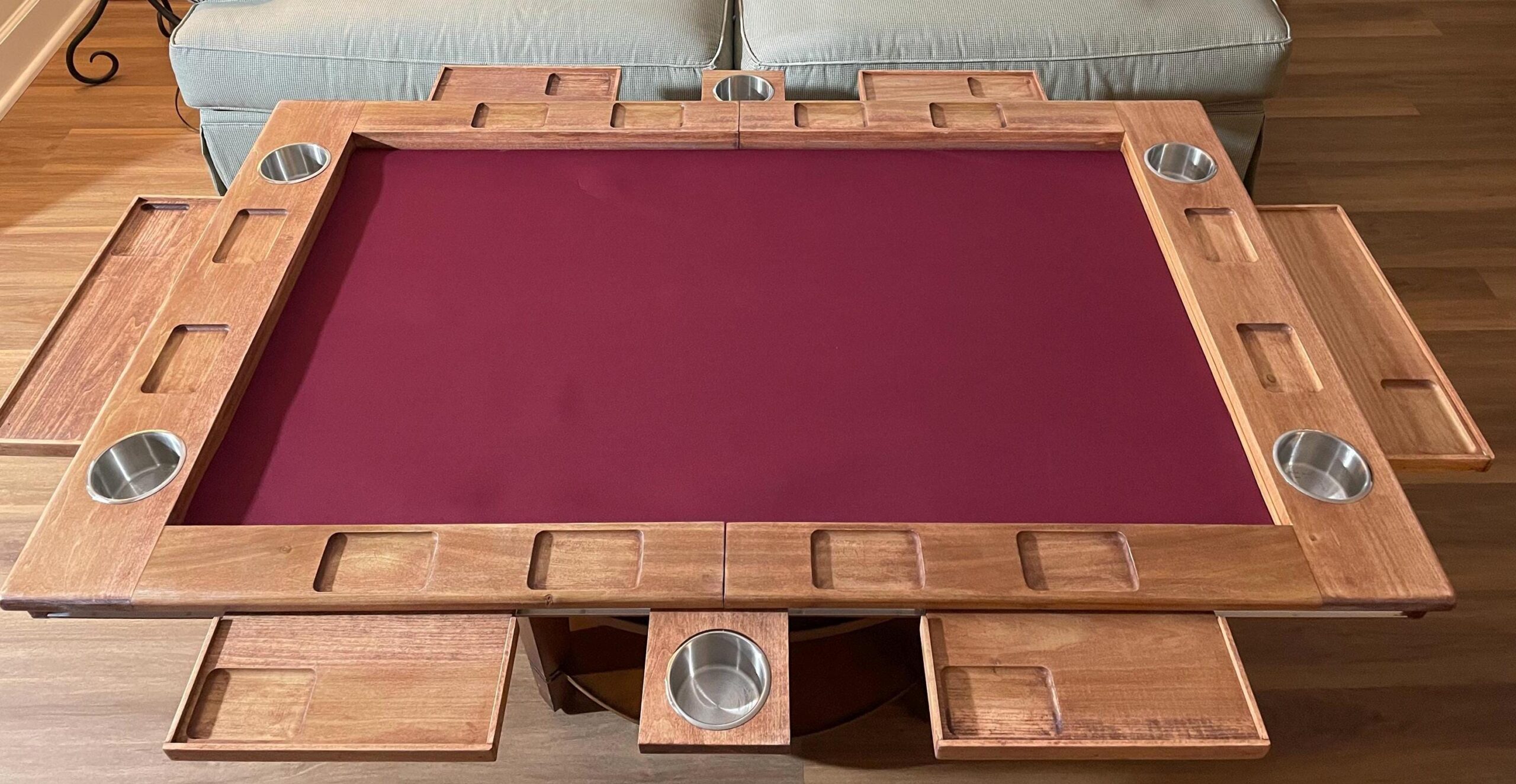 Board Game Table Topper With Added Shelves Etsy