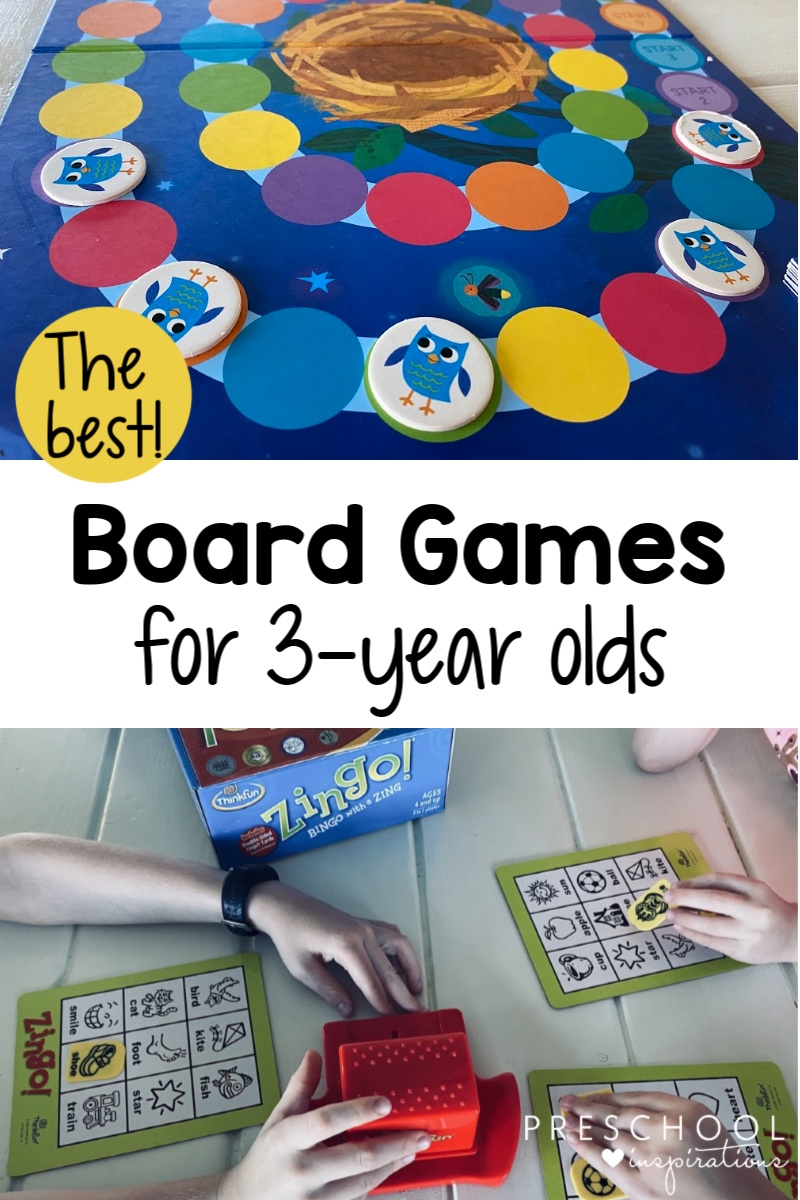 Board Games For 3 Year Olds You ll Love Preschool Inspirations