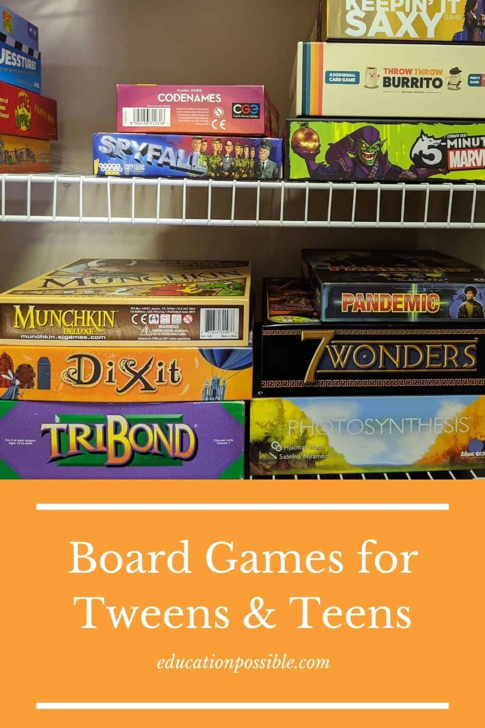 board games for teens