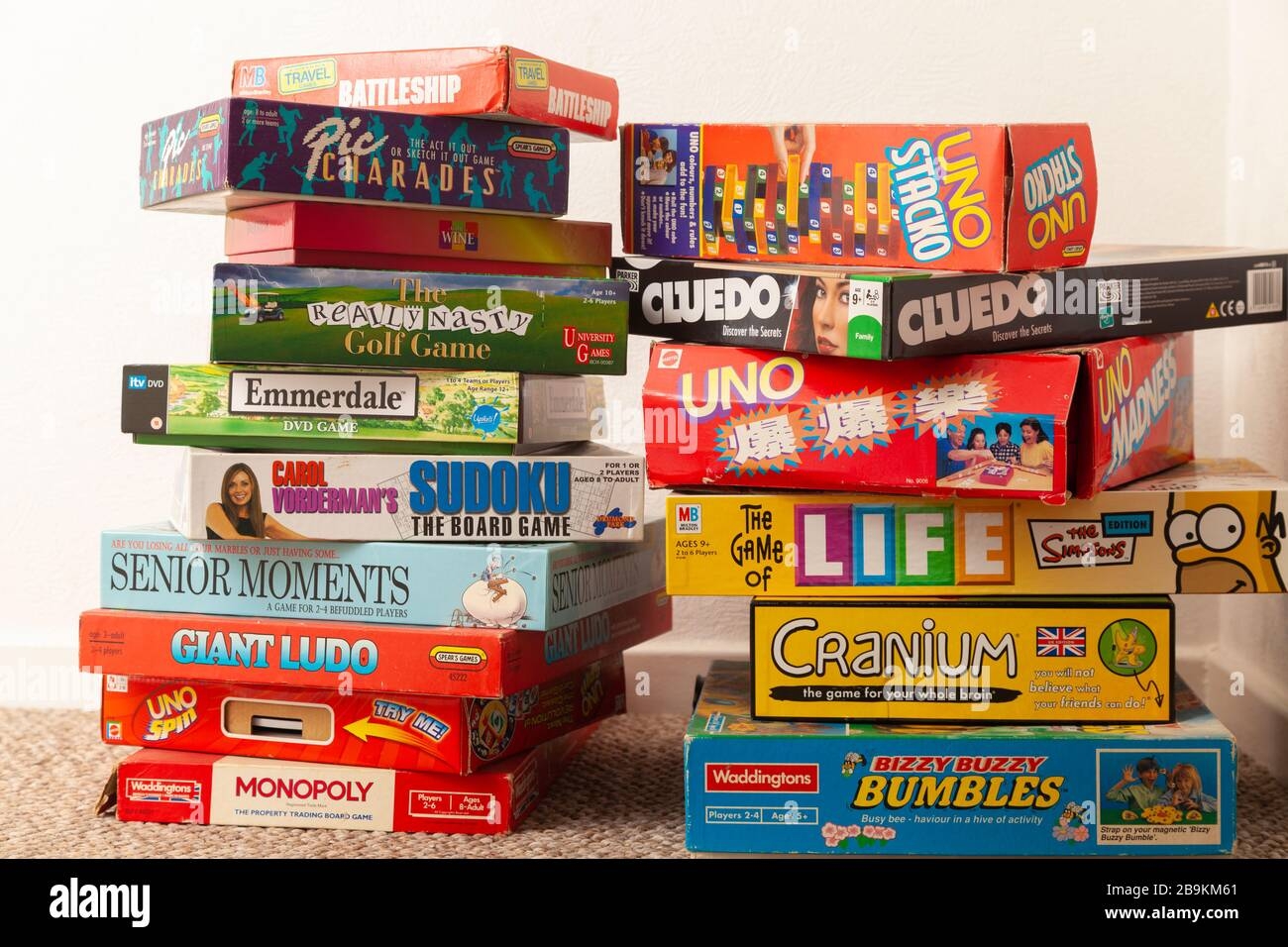 Board Games Stack Hi res Stock Photography And Images Alamy