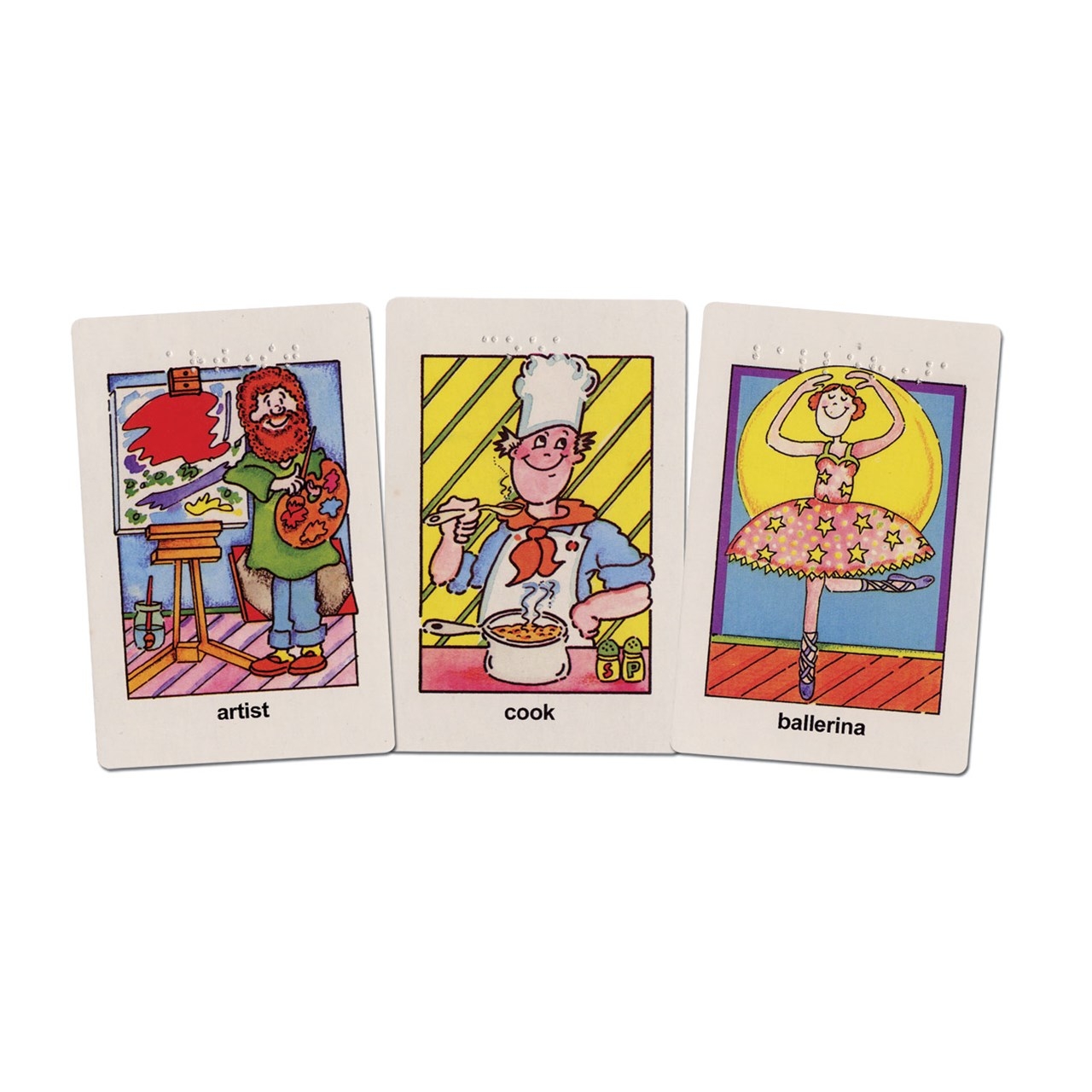 Braille Old Maid Flash Card Game Vision Forward