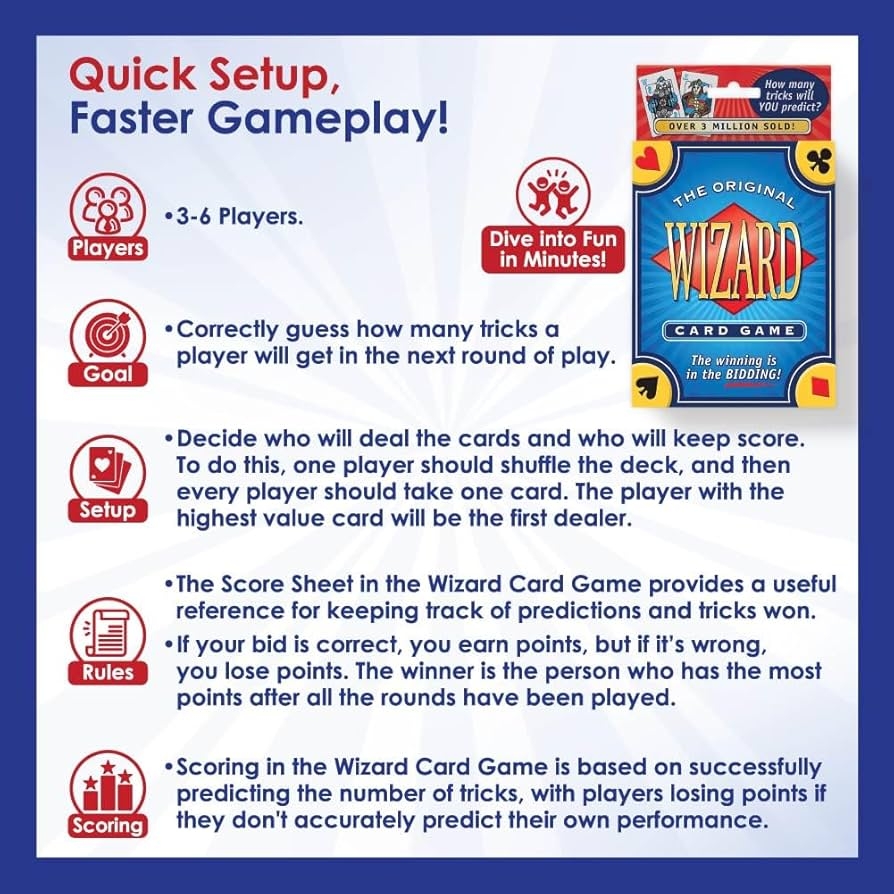 BUNDLED BRANDS BEYOND The Original Wizard Cards Game And Card Holder For Playing Cards 4 Pack Classic Card Game For Vacations And Game Nights With Hands Free Cards Holder For Seniors 