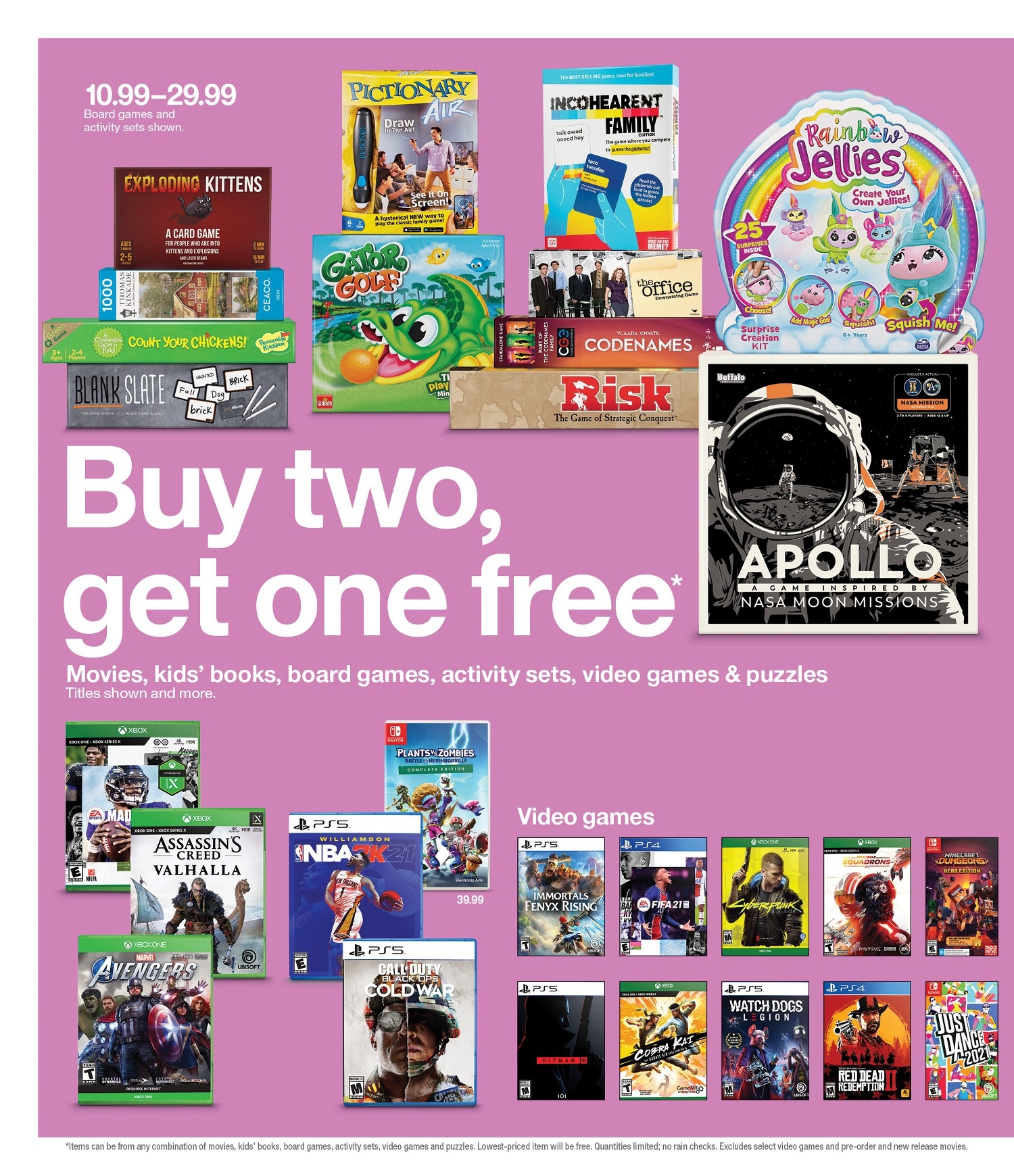 Buy 2 Get 1 Free Target Clearance