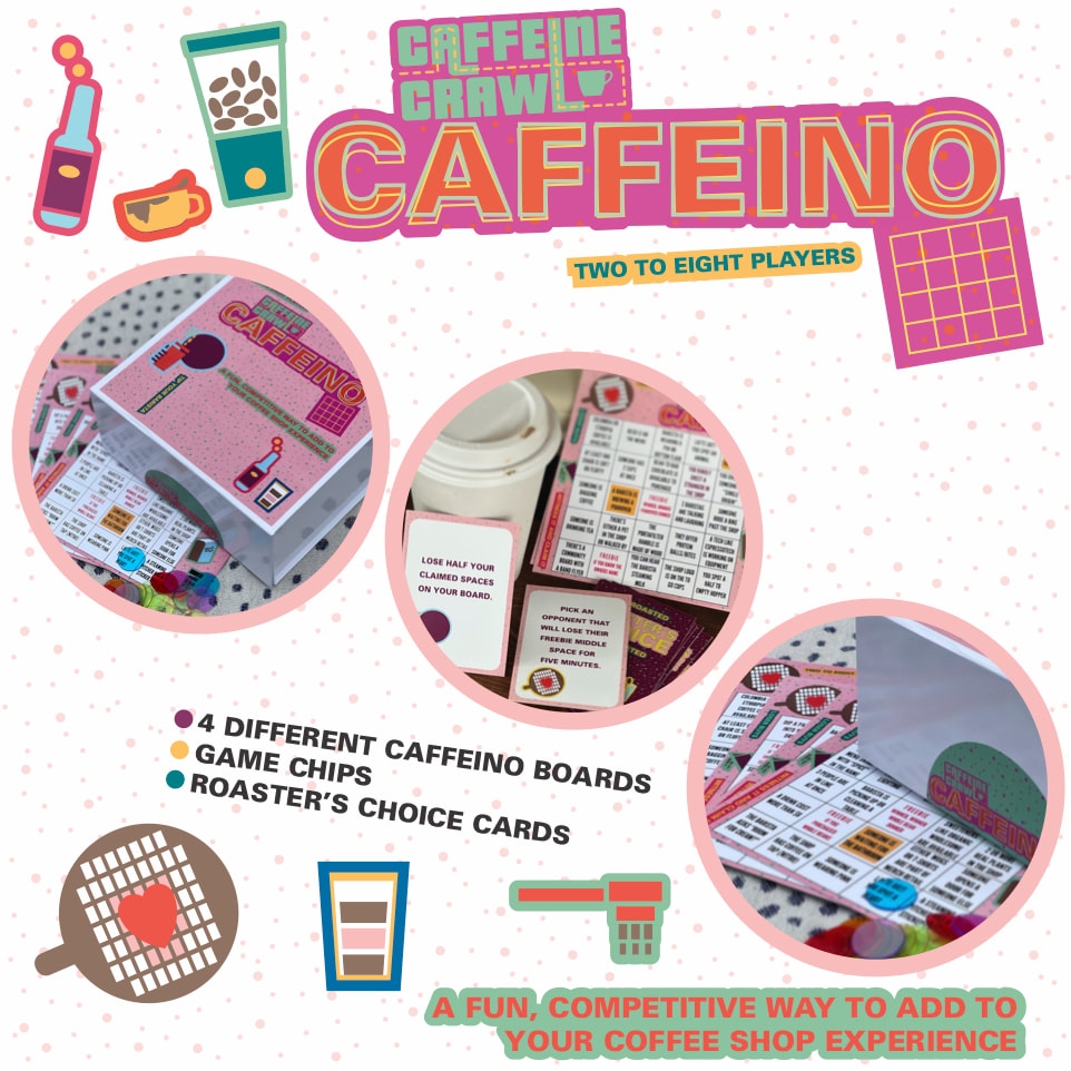 game on cards and coffee