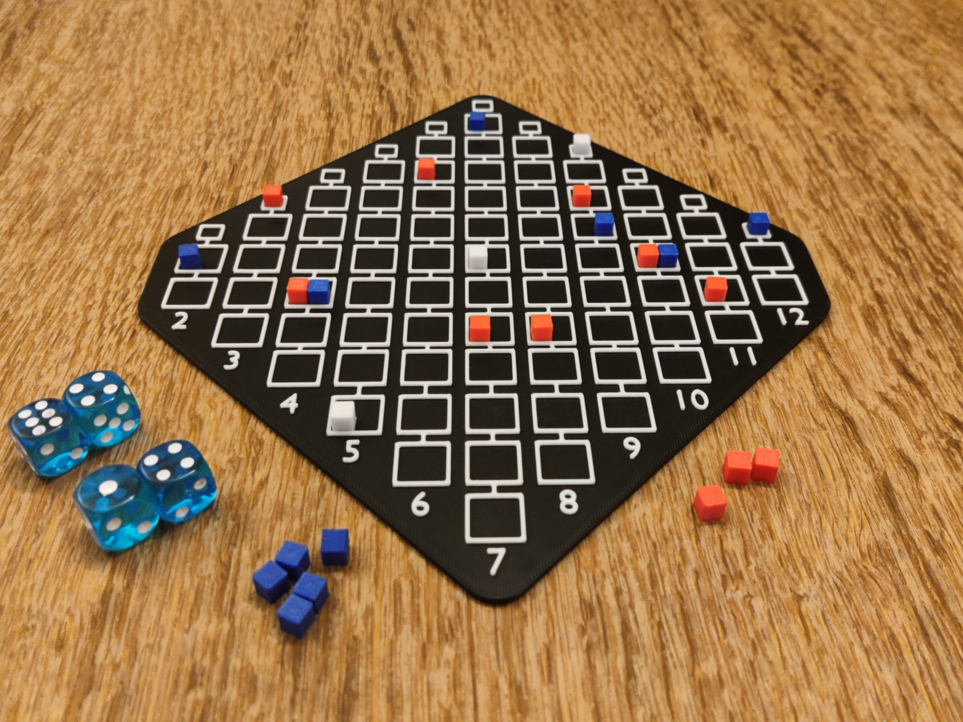 Can t Stop Board Game By Levi Moore MakerWorld Download Free 3D Models