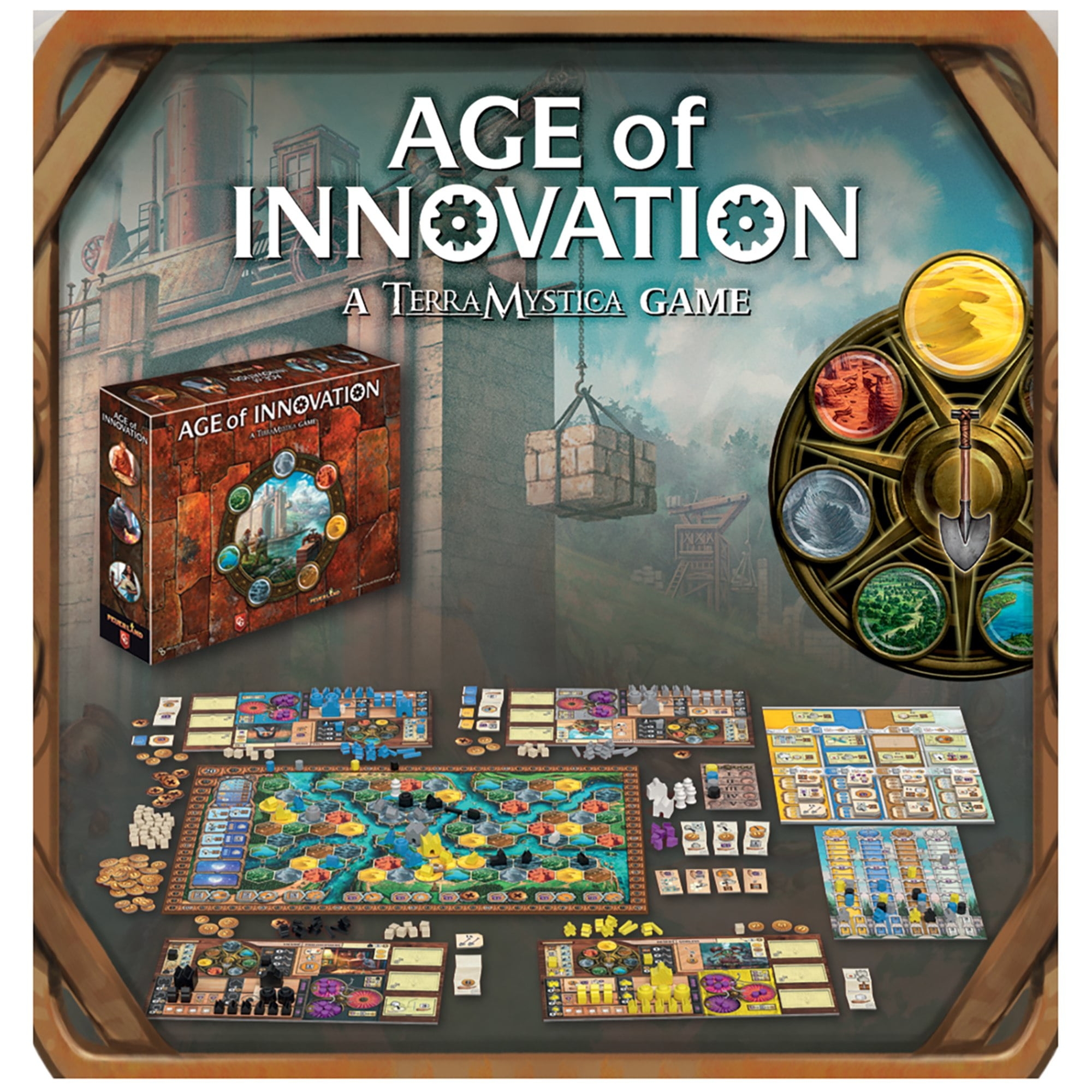 Capstone Games Age Of Innovation A Terra Mystica Game Faction Strategy Board Game Ages 14 1 5 Players 40 Min Walmart