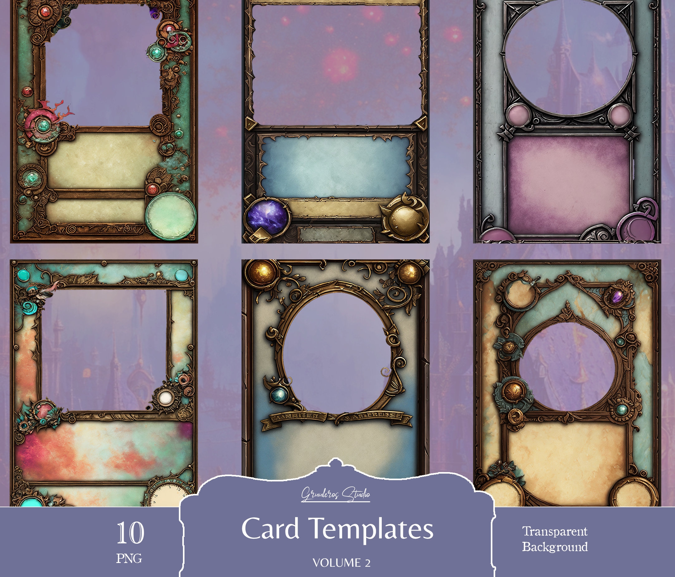 card game card template