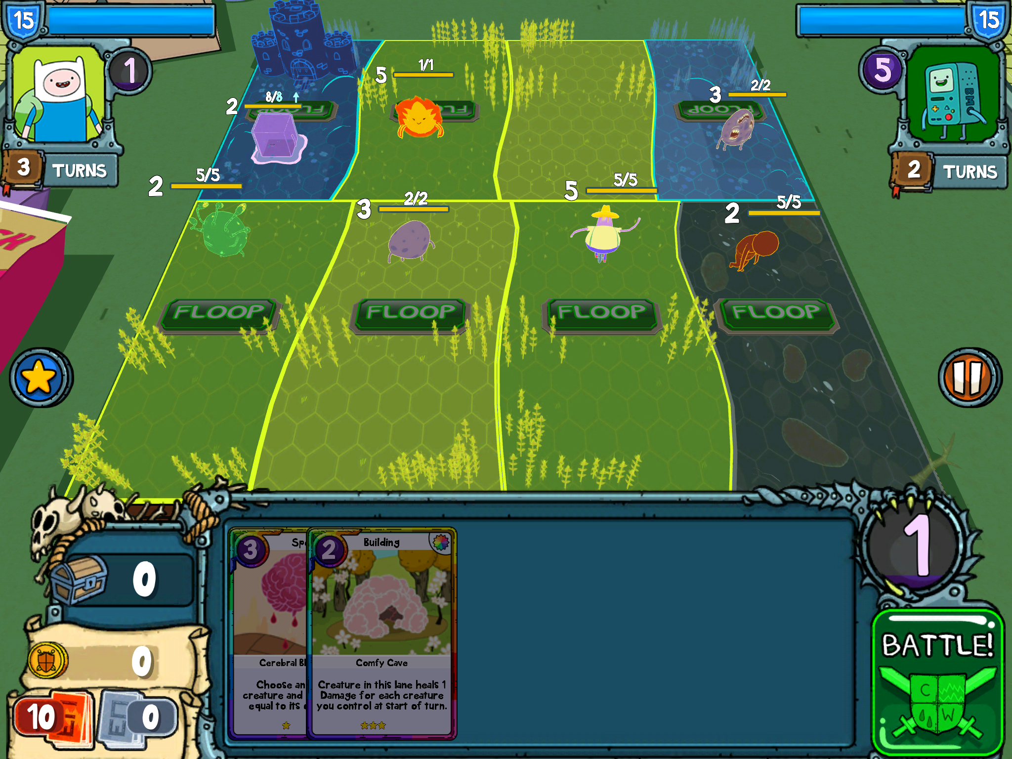 adventure time game board