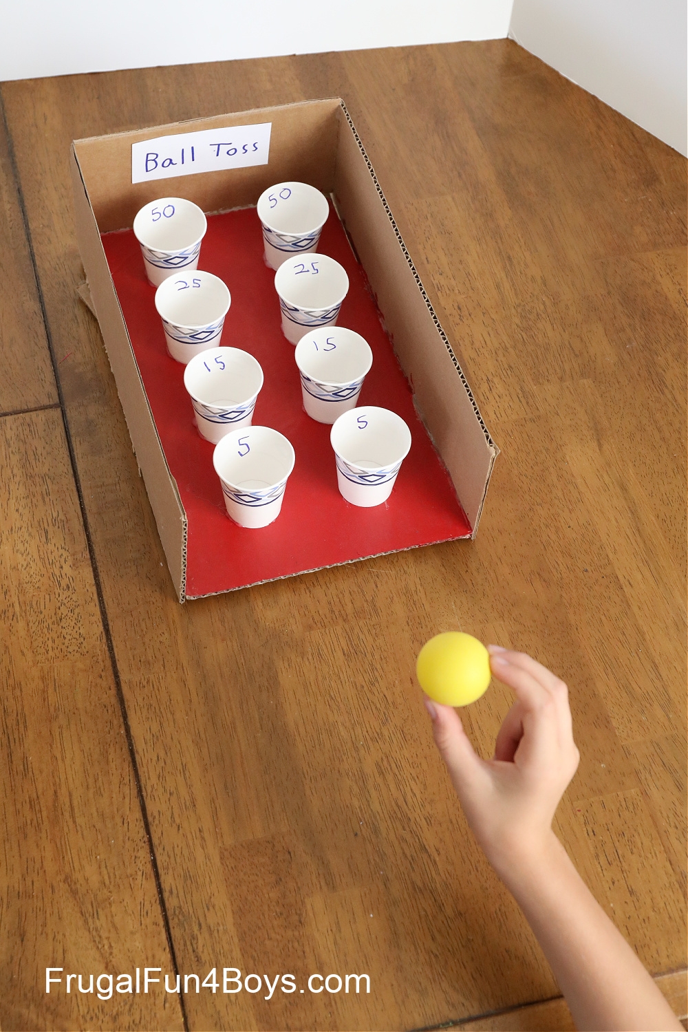 Cardboard Carnival Games Challenge For Kids Frugal Fun For Boys And Girls