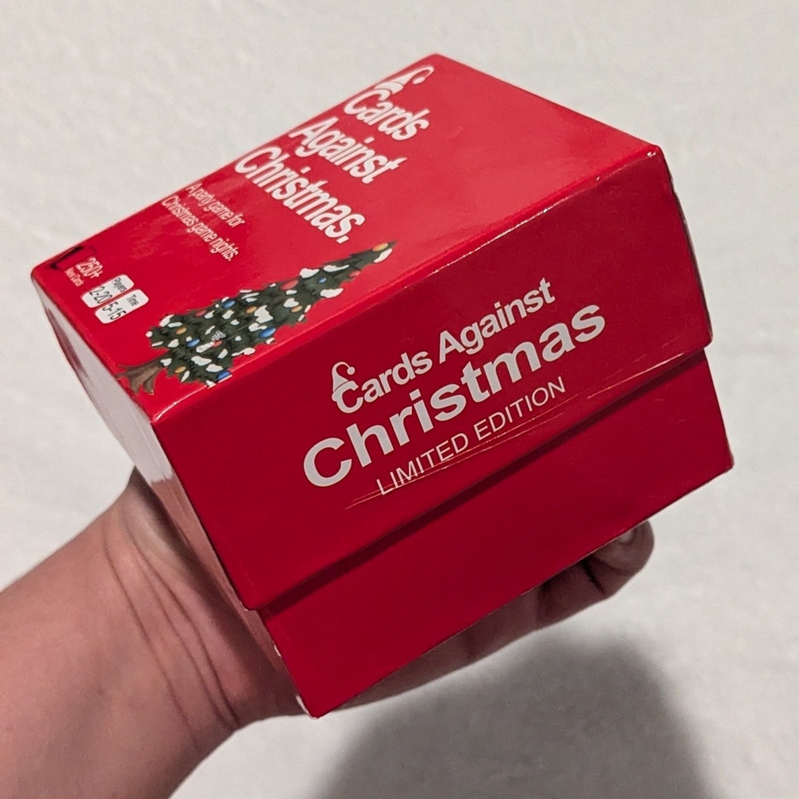 Cards Against Christmas Game Festive Red Good Condition