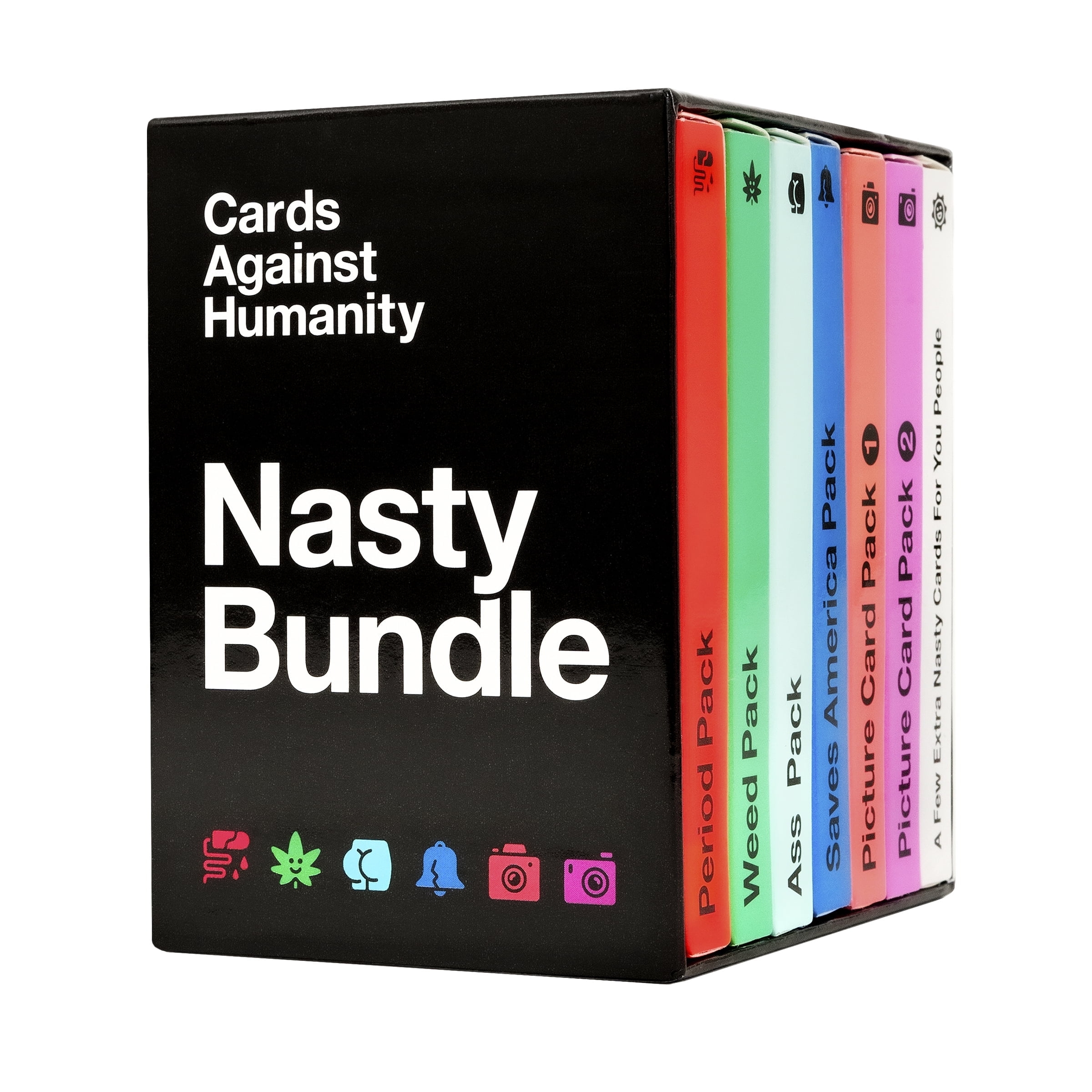 Cards Against Humanity Nasty Bundle 6 Packs 10 New Childcare Cards Walmart Business Supplies