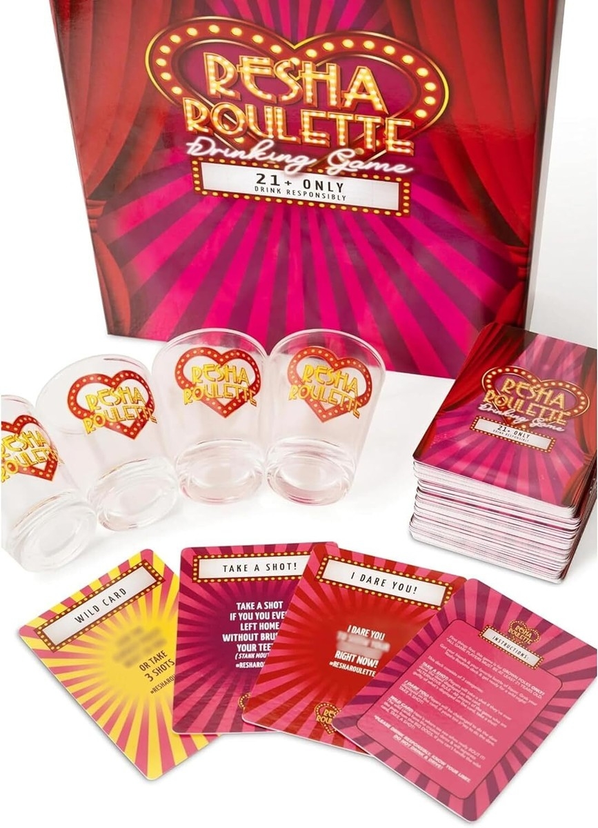 Caresha Please Resha Roulette A Drinking Card Game For Parties And More EBay