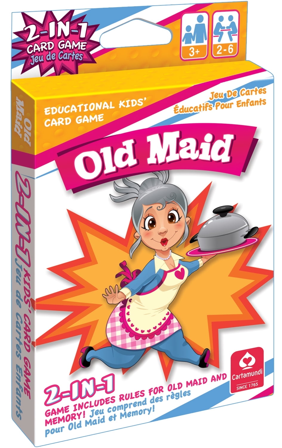 Cartamundi Old Maid Jumbo Kids Fun Card Games For Young Players Walmart