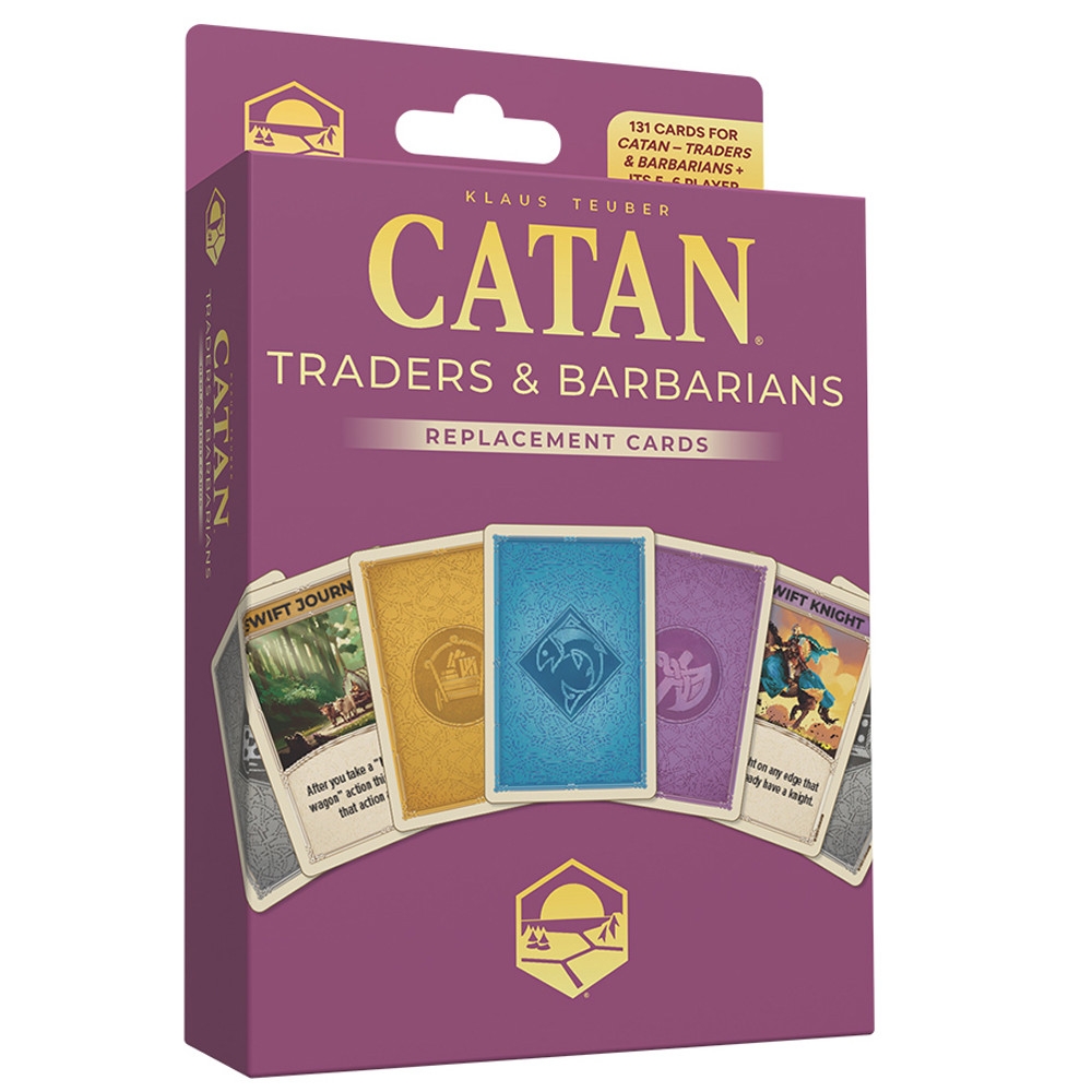 CATAN 6th Edition Traders Barbarians Replacement Cards Board Games Miniature Market
