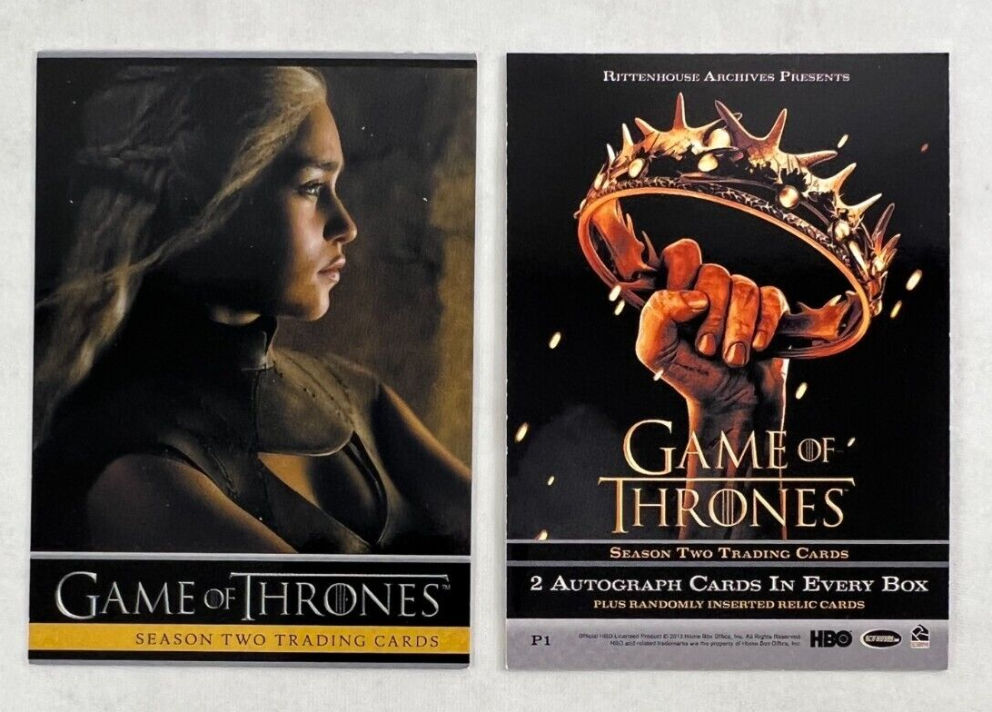CHEAP PROMO CARD GAME OF THRONES SEASON 2 Rittenhouse 2013 P1 EBay