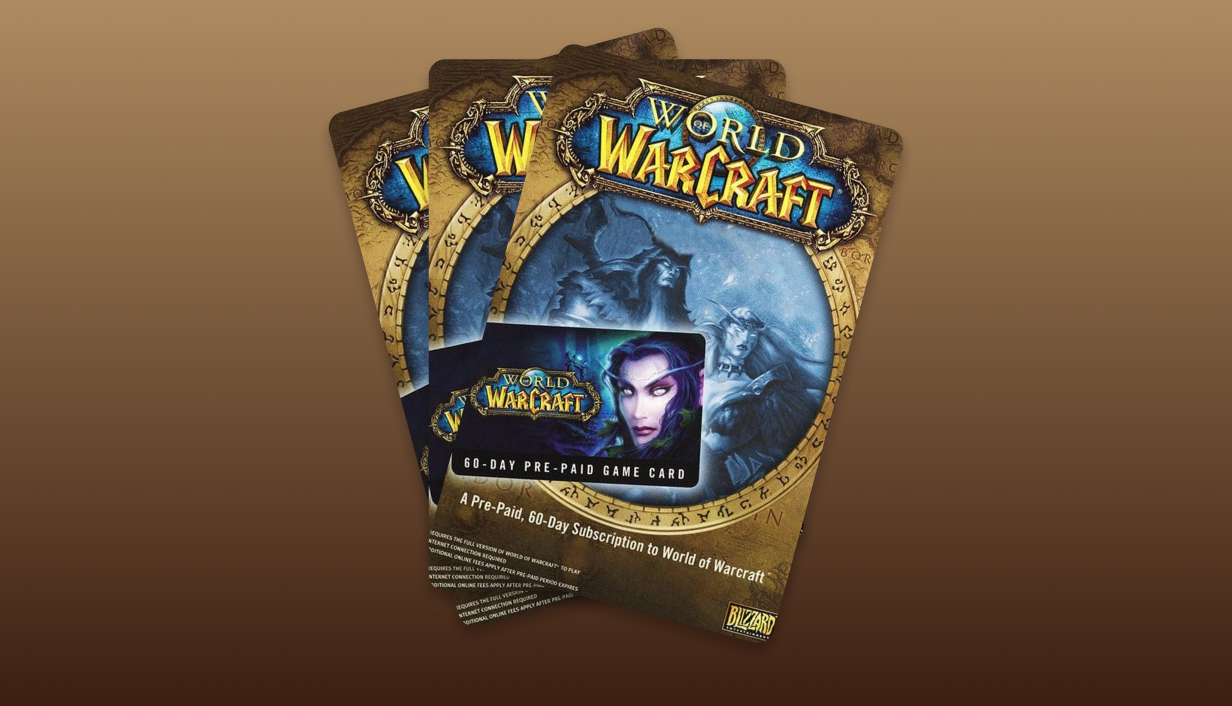 Cheap WOW Time Cards World Of Warcraft Subscription On Sale