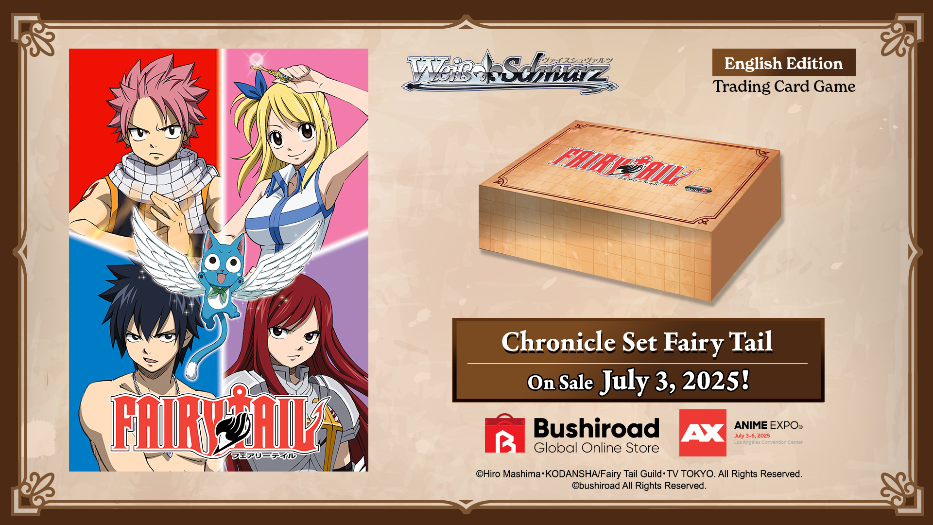 Chronicle Set Fairy Tail Products Wei Schwarz