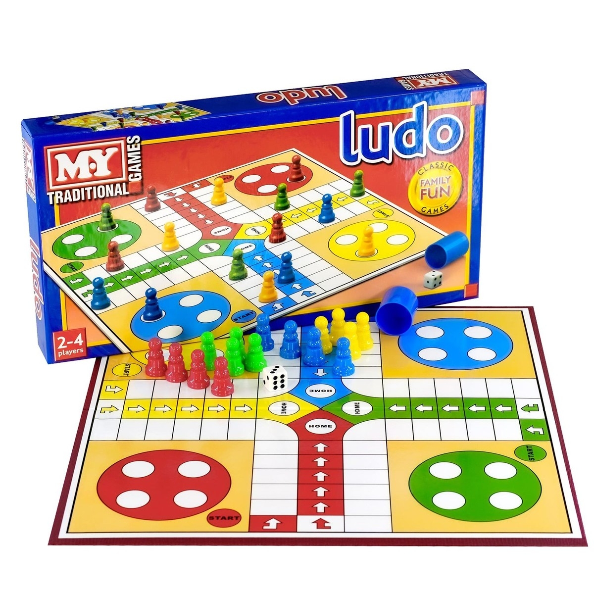 Classic Ludo Game Play Set Family Kids Fun Traditional Board Games EBay