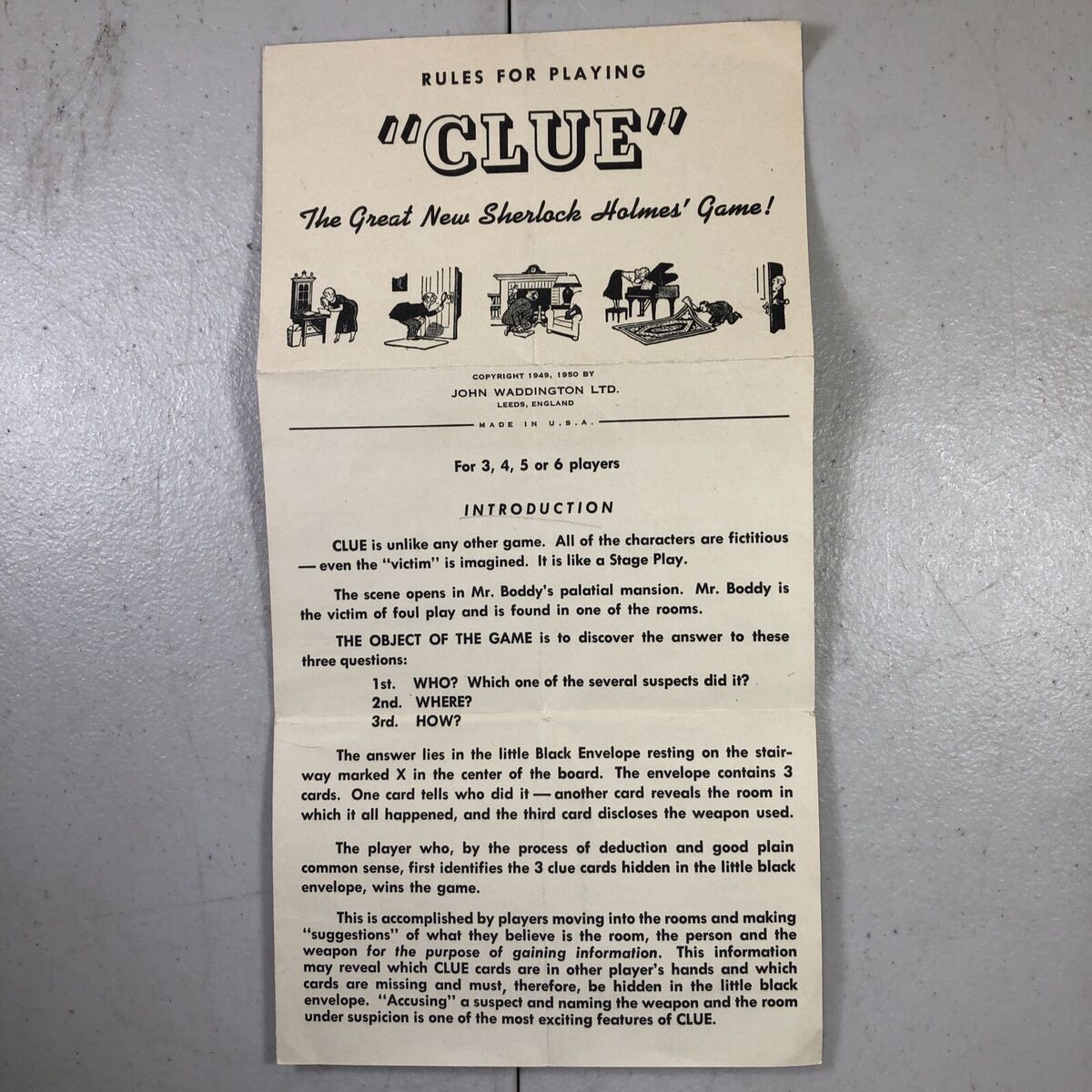 clue board game rules