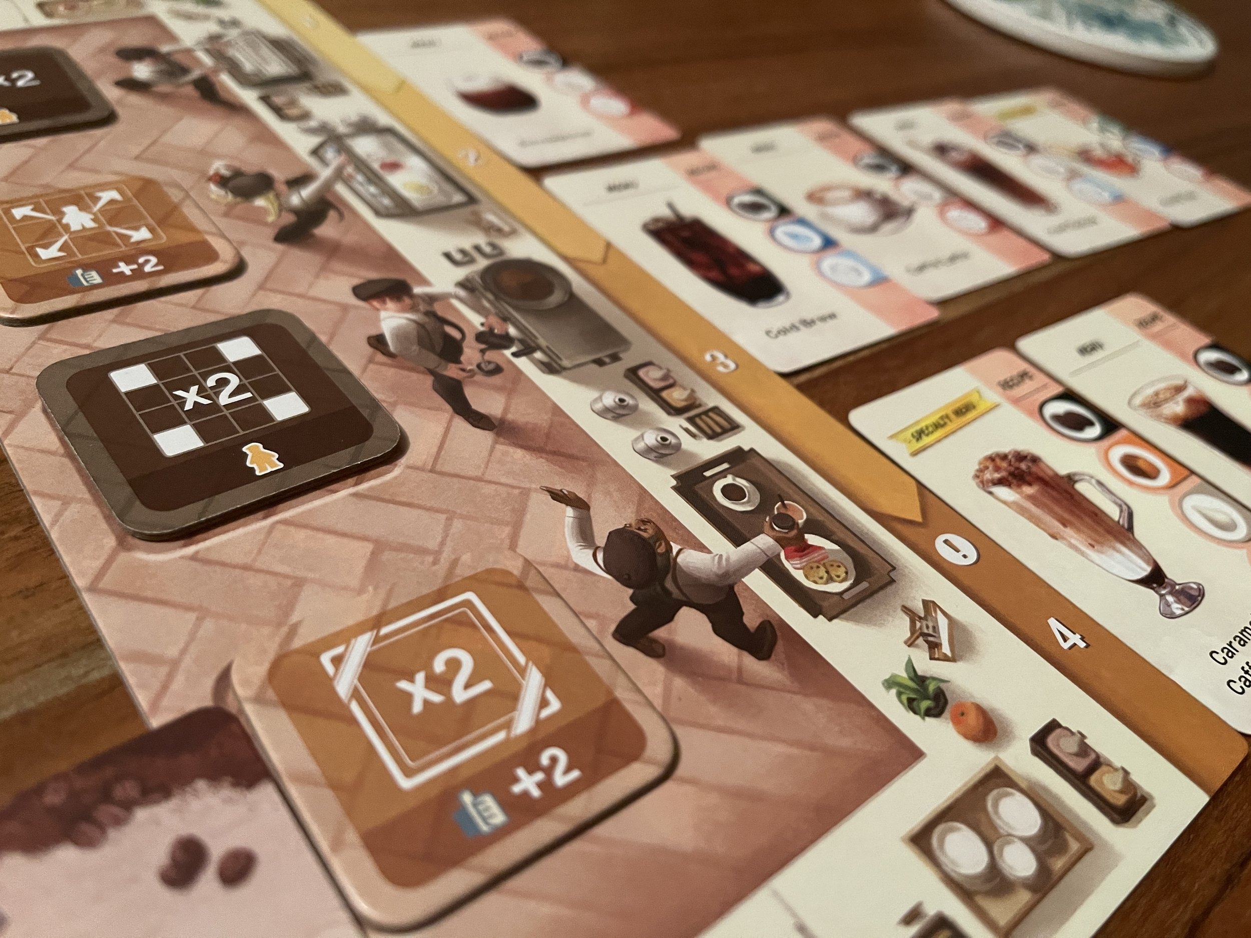 coffee rush board game